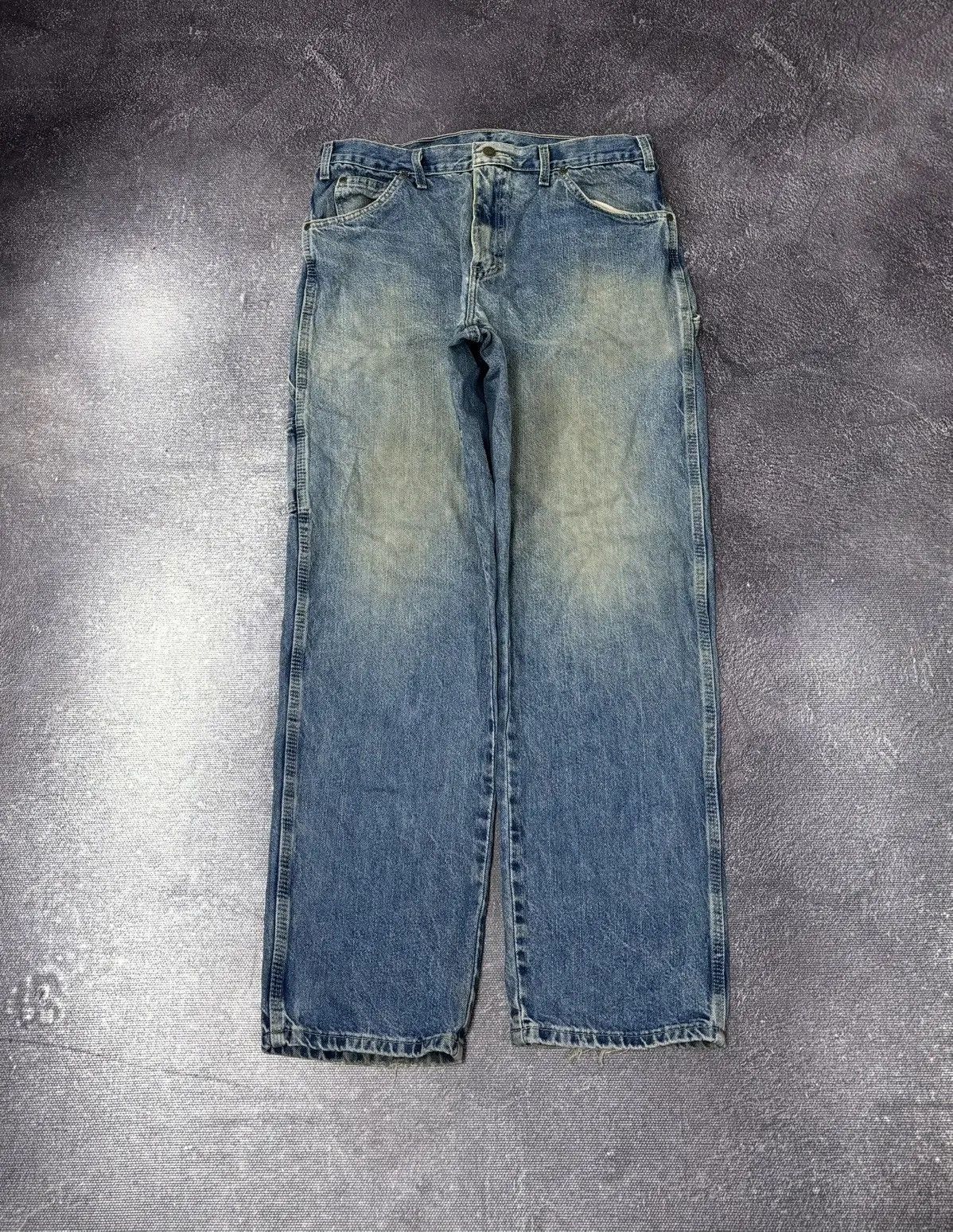 Dickies × Vintage Vintage Dickies Loose Fit USA Hype Work Denim Jeans Size US 34 / EU 50 - 2 Thumbnail