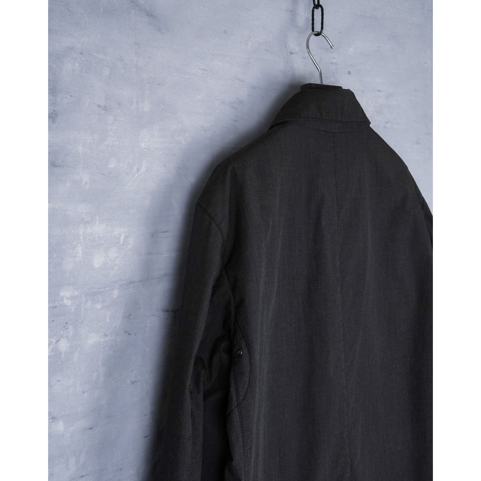 Prada Prada linea rossa gray kevlar blend logo tab coat jacket Size US XL / EU 56 / 4 - 13 Thumbnail