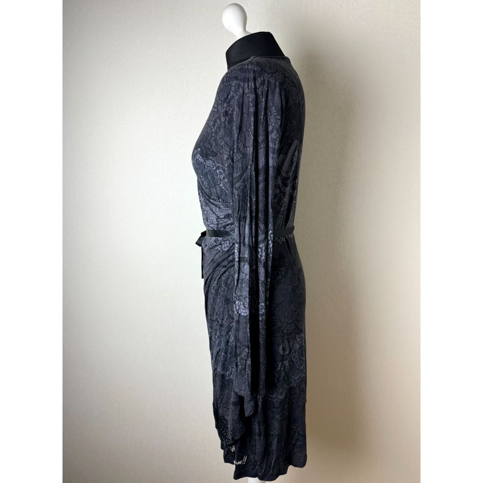 Desigual Desigual Dress L Womens Midi A-Line Black 26V2021 Size L / US 10 / IT 46 - 4 Thumbnail