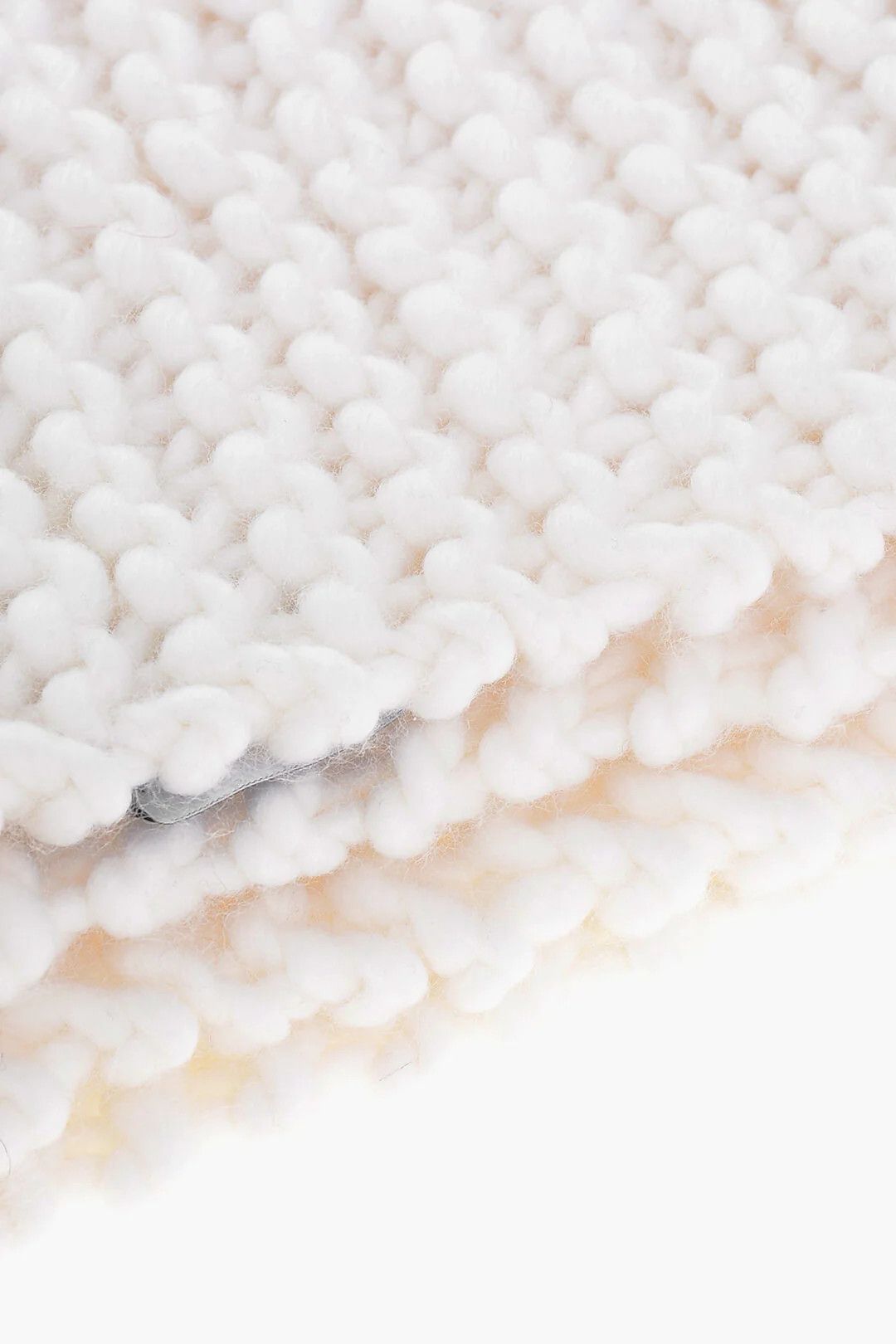 Moncler og1mm0426 Solid Wool-Blend Scarf in White Size ONE SIZE - 3 Thumbnail