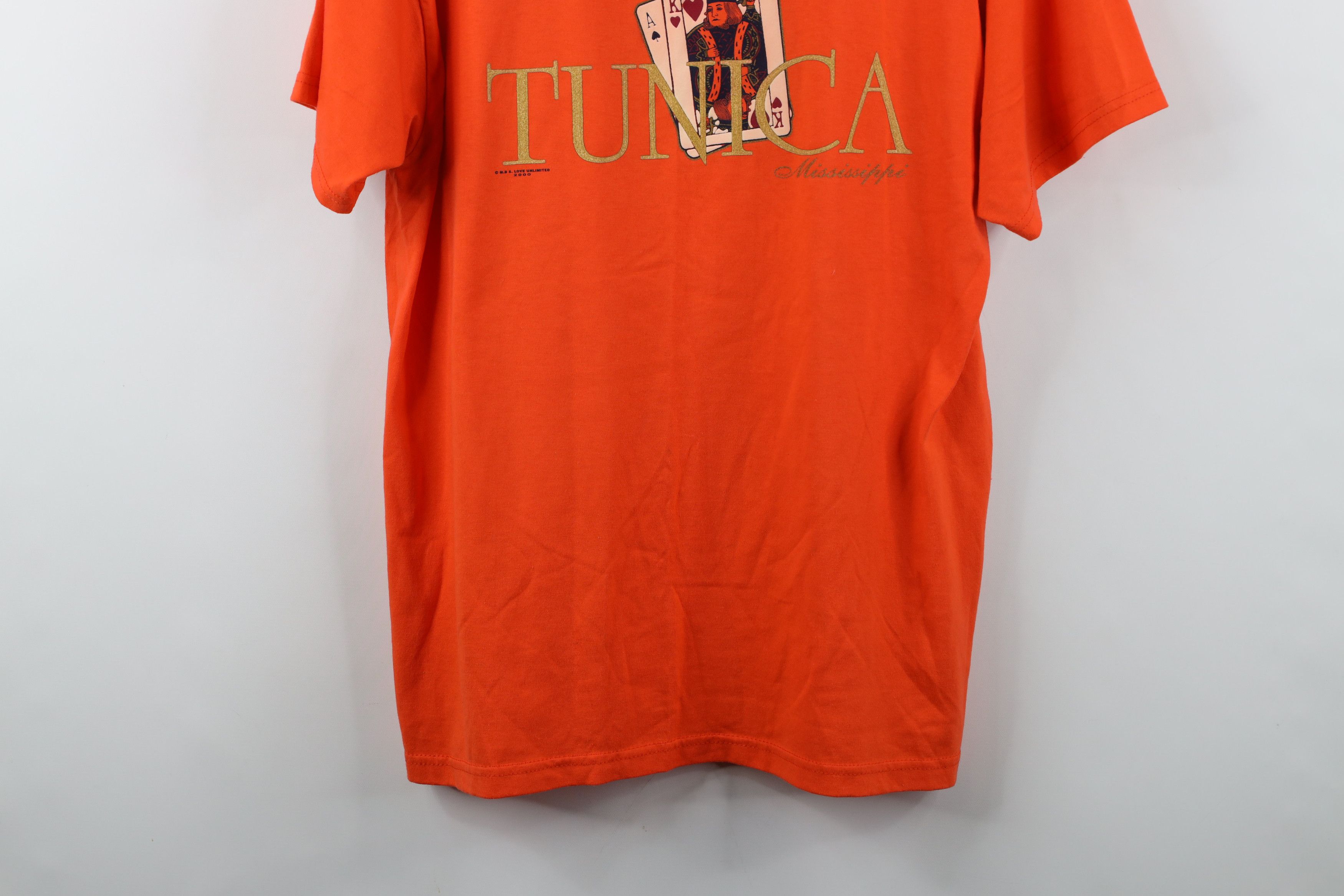 Vintage Vintage Y2K Streetwear Mississippi Gambler Cards T-Shirt Size US L / EU 52-54 / 3 - 3 Thumbnail