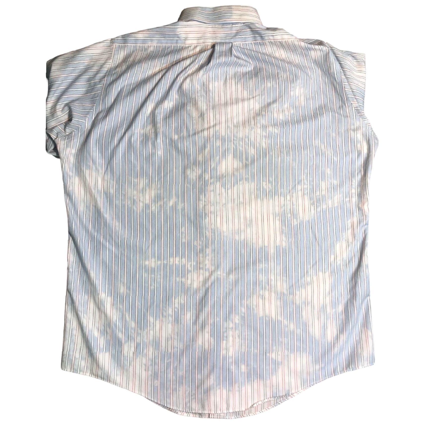 Brooks Brothers Brooks Brothers Shirt 16 Regular Blue White Tie Dye Acid Wash Button-Down Collared Long Sleeve Button-Up Mens USA Retro Colorful Classic Size US L / EU 52-54 / 3 - 3 Thumbnail
