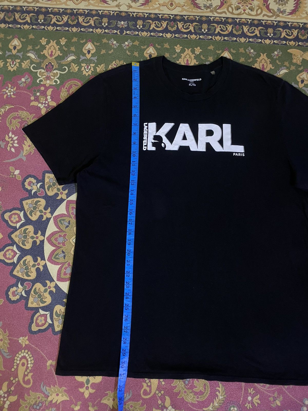 Karl Lagerfeld Men's Long Sleeves Paris Street Wear Spell Out Shirt Size outlets S