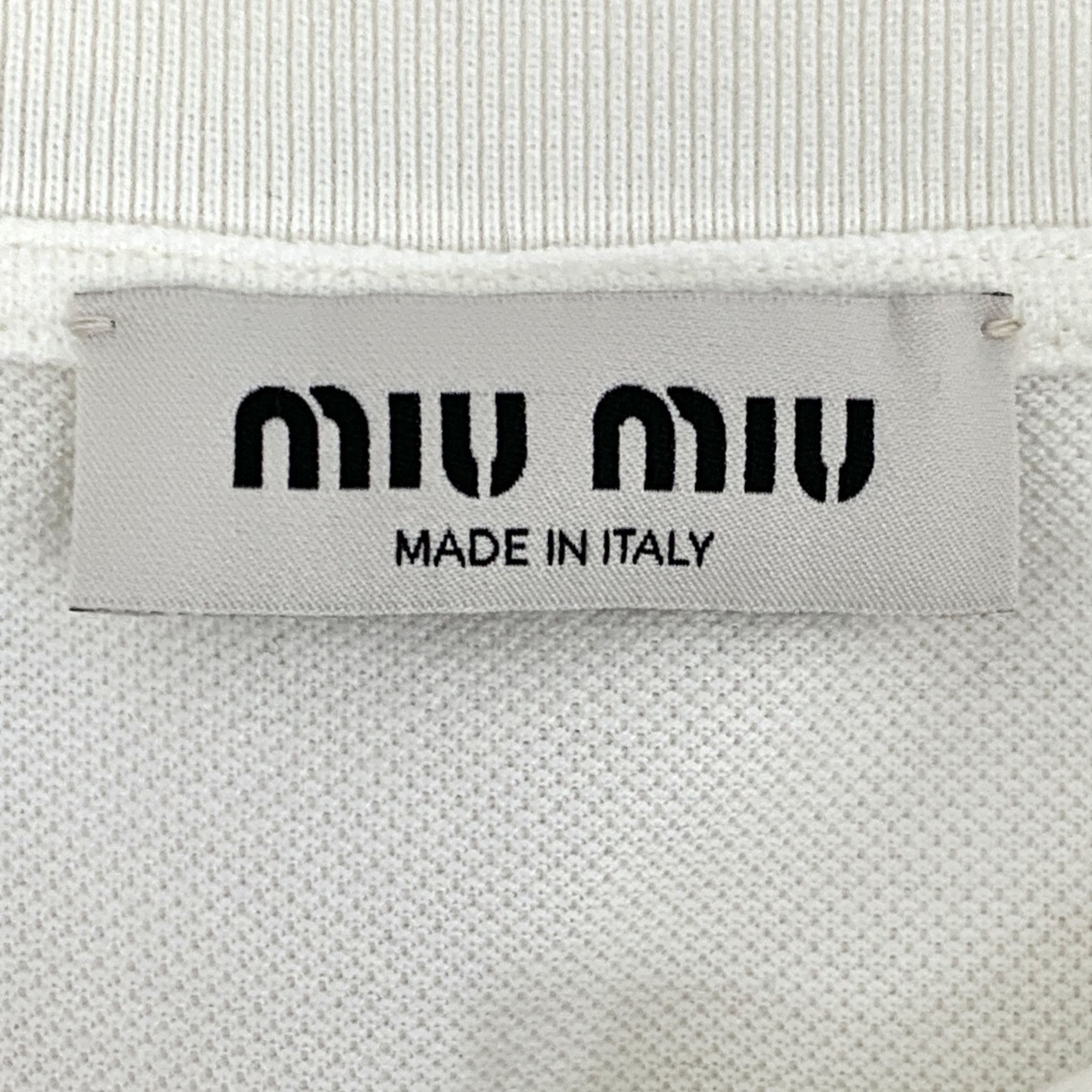 Miu Miu Miu Miu Embroidered Polo Shirt Size S Size S / US 4 / IT 40 - 5 Thumbnail