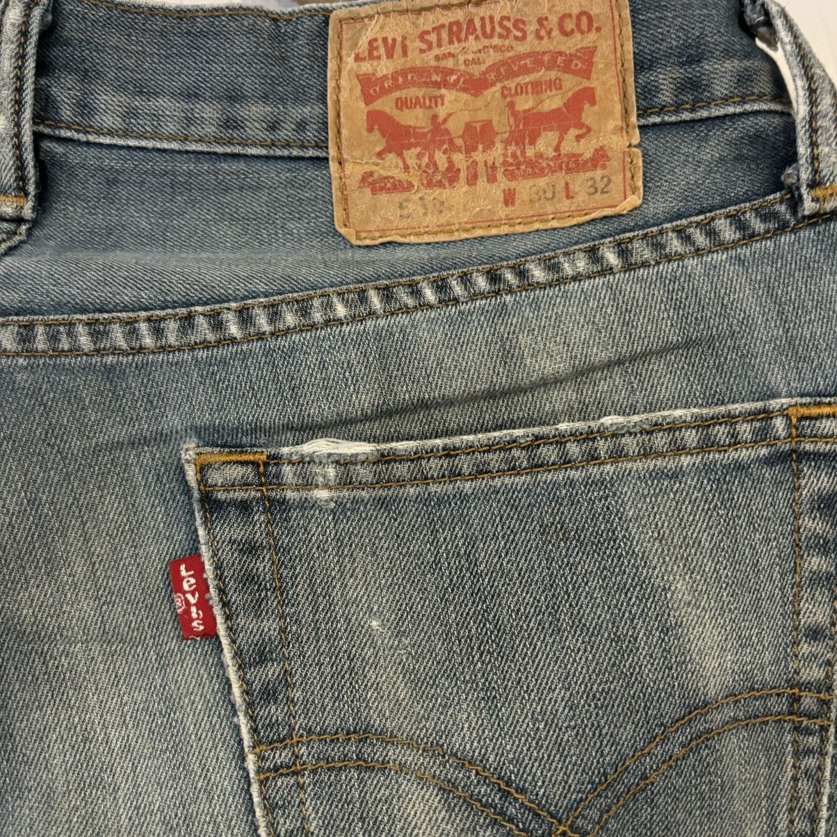 Levi's Levi’s Made in Mexico 510’s Released Hem Sunfaded Jeans Size US 30 / EU 46 - 6 Thumbnail