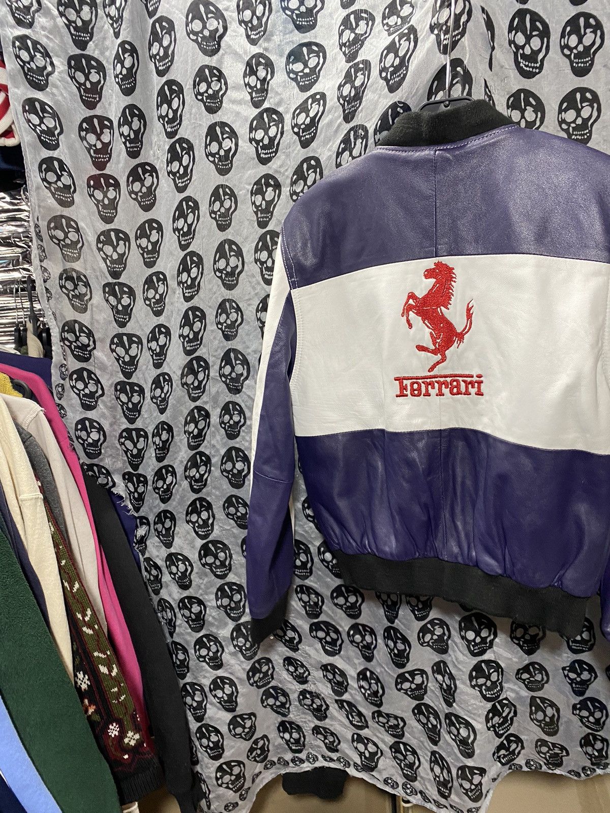 Ferrari Ferrari Vintage leather jacket big logo for woman Size XS / US 0-2 / IT 36-38 - 12 Thumbnail