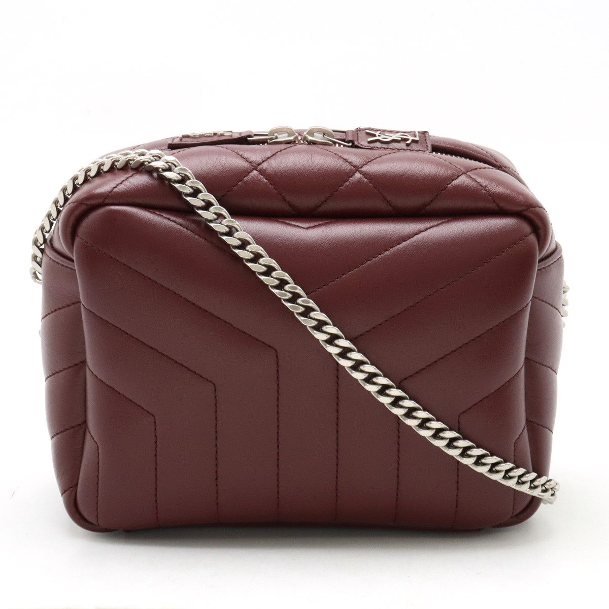 Yves Saint Laurent Yves Saint Laurent Yves Saint Laurent YSL Monogram Loulou Leather Chain Shoulder Bag Leather Crossbody Bag 574102 in Pristine Condition Size ONE SIZE - 1 Thumbnail