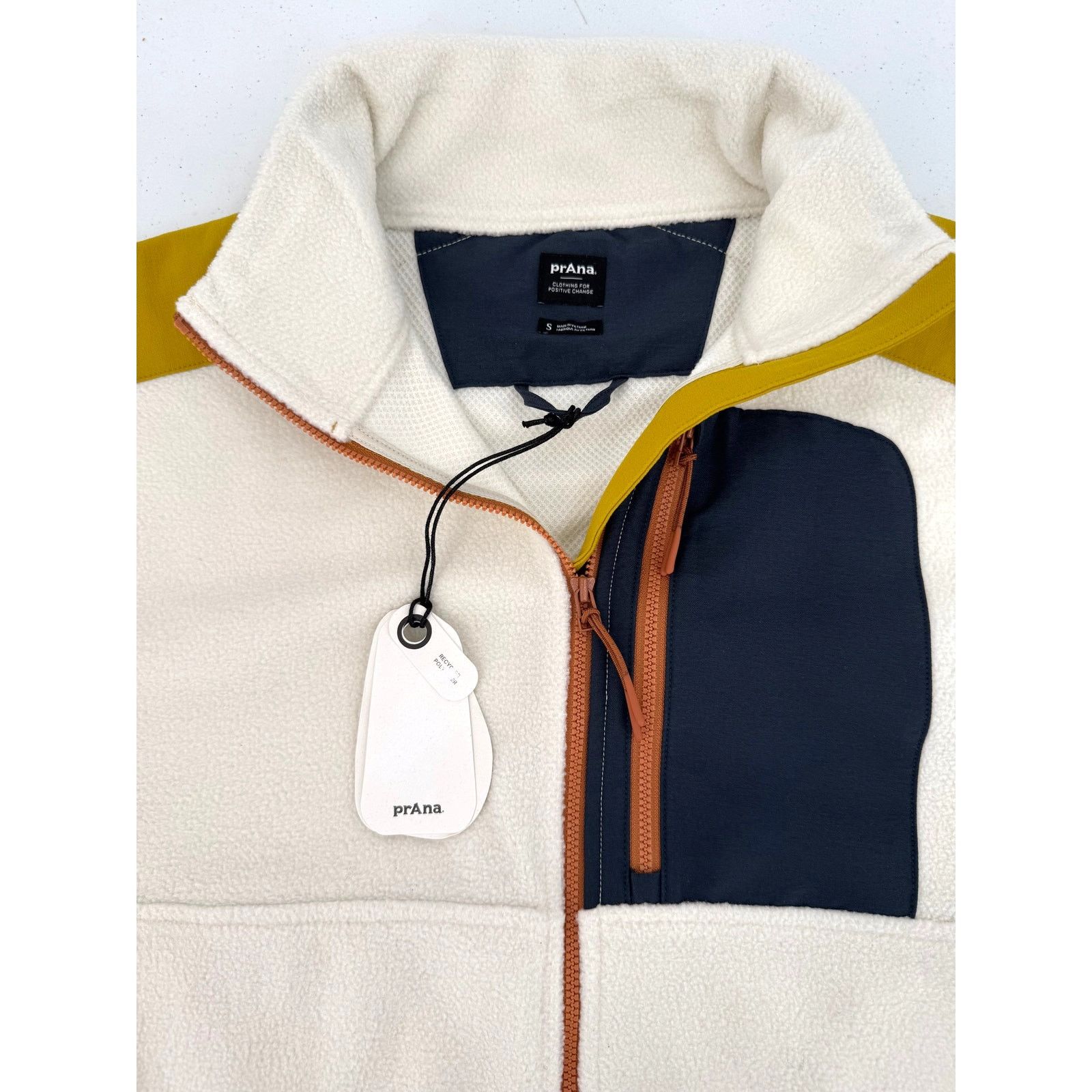 Prana NWT prAna Womens Fleece Peak Jacket Contrast Chest Pocket Size S / US 4 / IT 40 - 4 Thumbnail