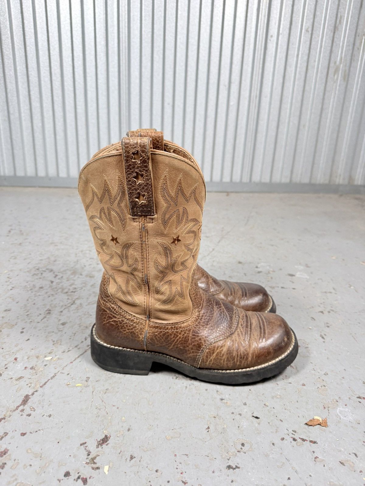 Ariat 2000s Ariat Round Toe Cowboy Boots Size US 8.5 / EU 41-42 - 6 Thumbnail
