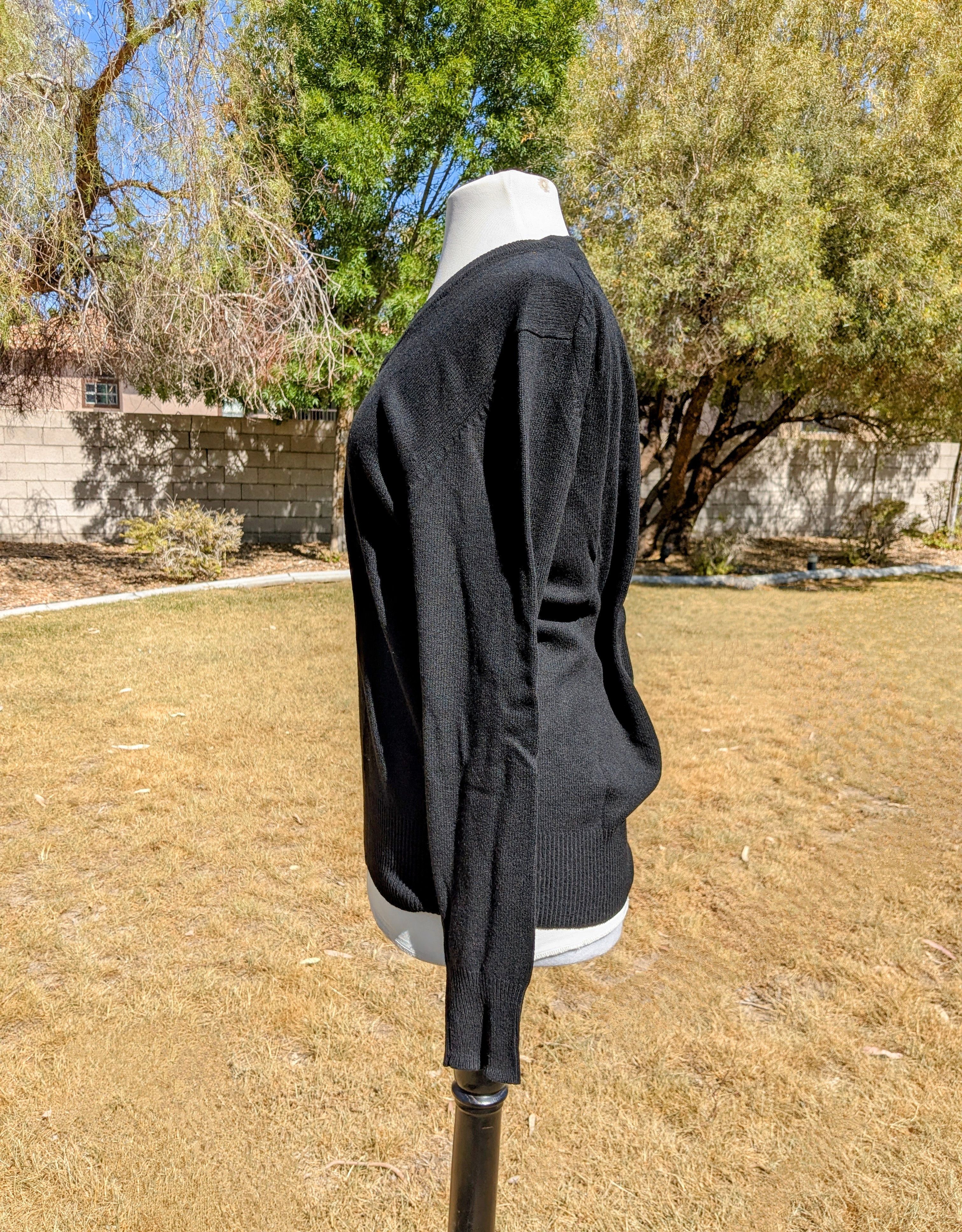 Vintage Vintage Peter's V-neck Pullover 100% Cashmere Sweater Shirt Size M / US 6-8 / IT 42-44 - 2 Thumbnail