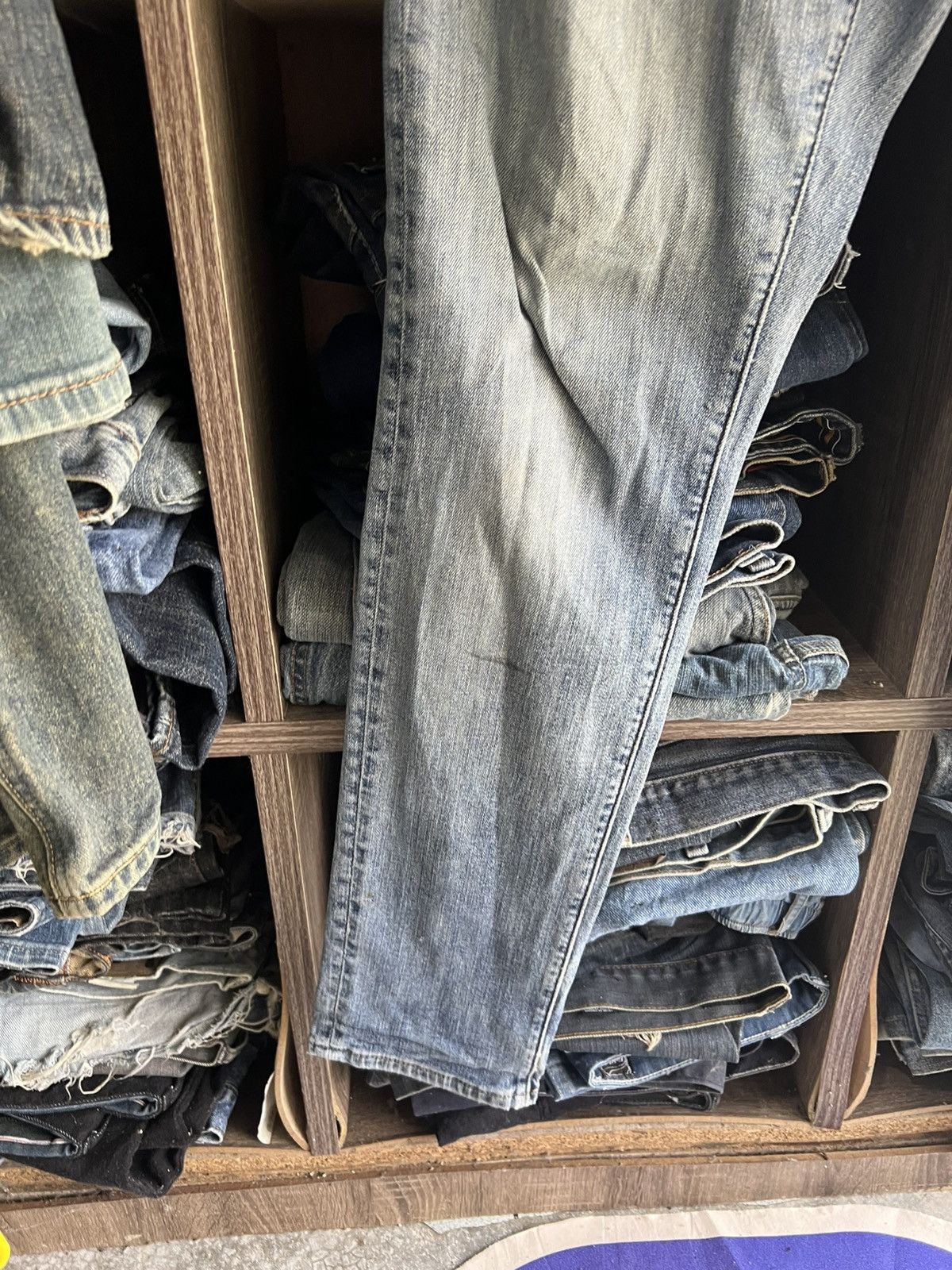 Abercrombie & Fitch 🔥Abercrombie&Fitch Langdon Slim Stretch Distressed Denim Size US 30 / EU 46 - 5 Thumbnail