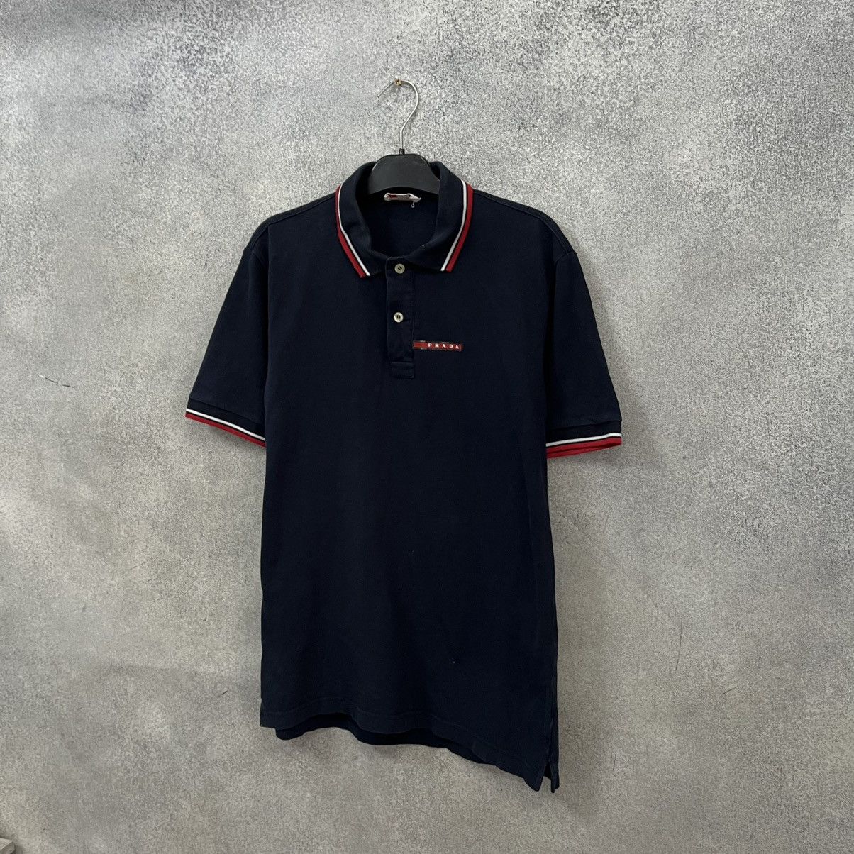 Prada Prada Polo T-Shirt Red Tab Size US M / EU 48-50 / 2 - 6 Thumbnail