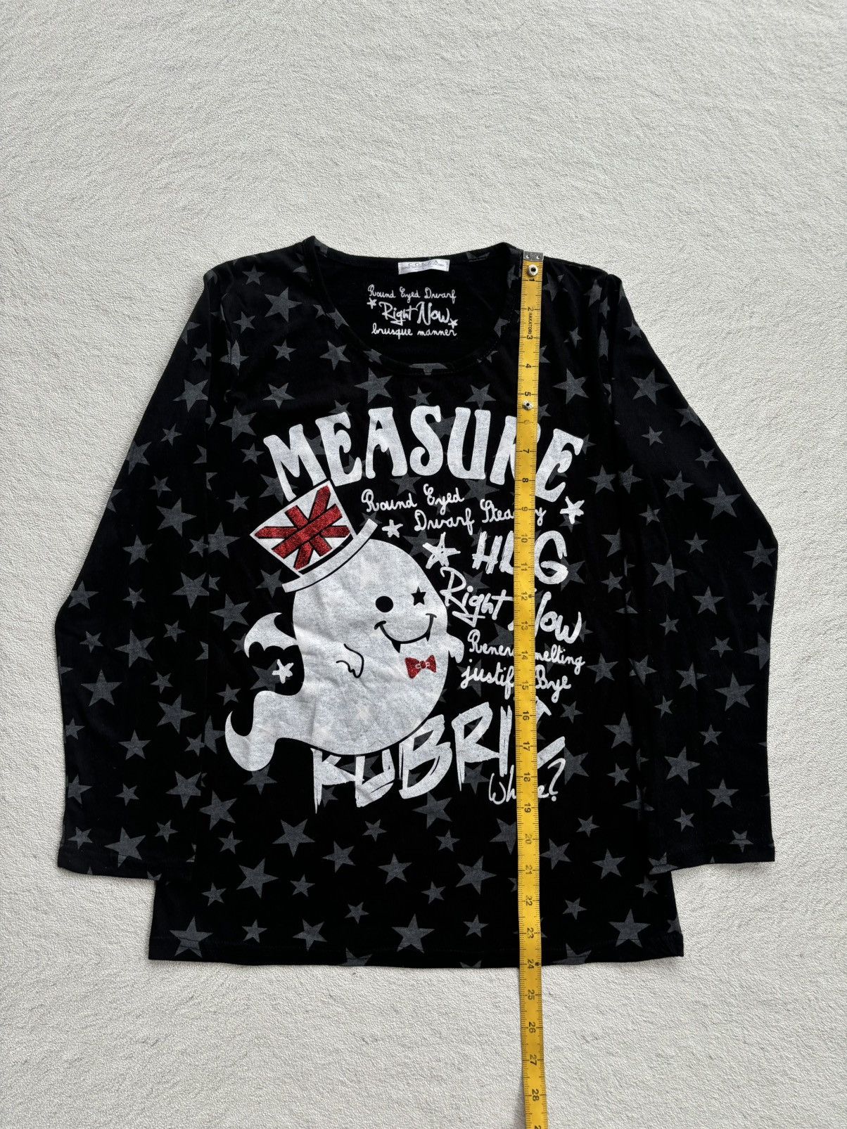 Hysteric Glamour Y2k Colza Measure Star Longsleeve Size US M / EU 48-50 / 2 - 8 Thumbnail