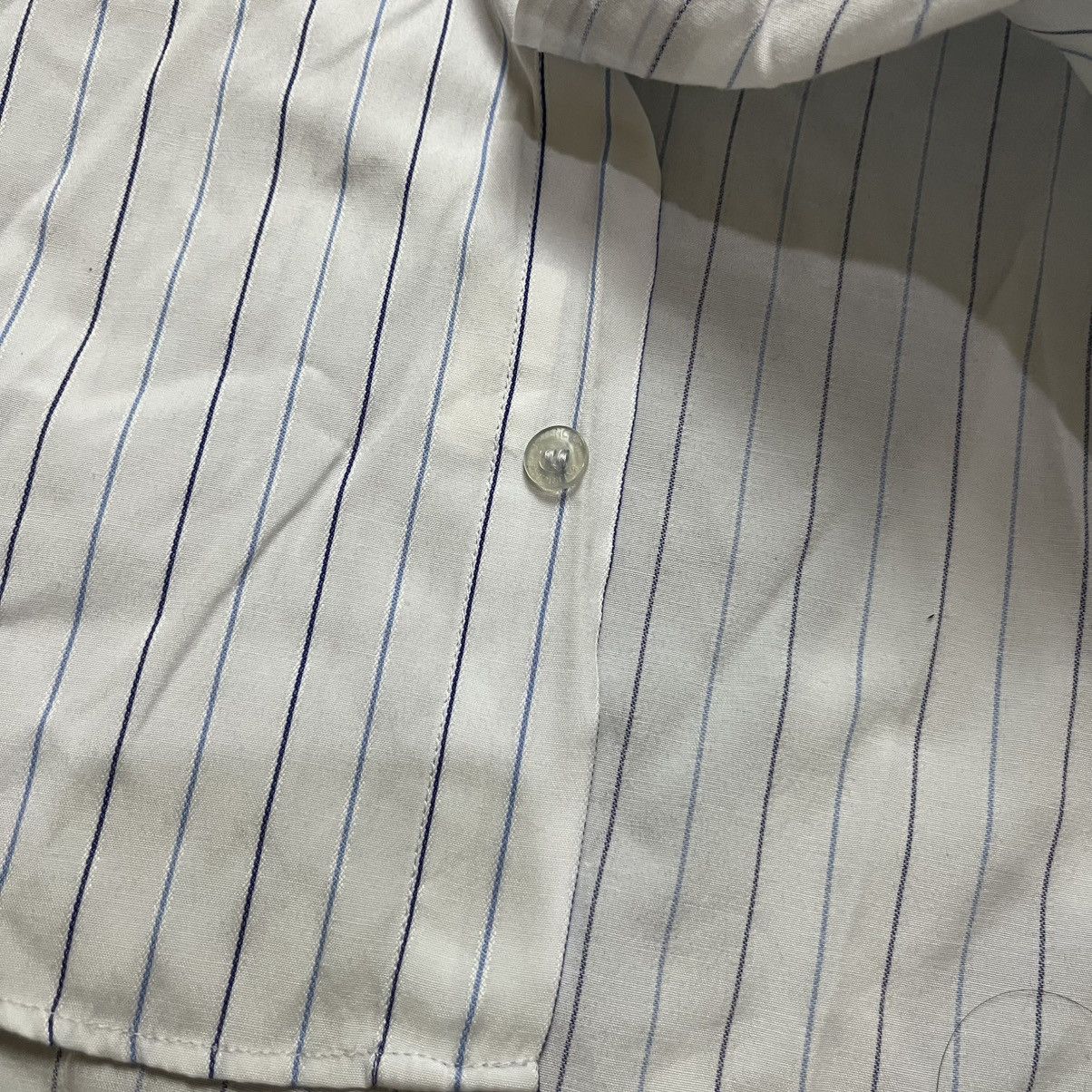 Balenciaga QUICK SALE🔥Balenciaga Striped Short-Sleeve Shirt Size US L / EU 52-54 / 3 - 5 Thumbnail