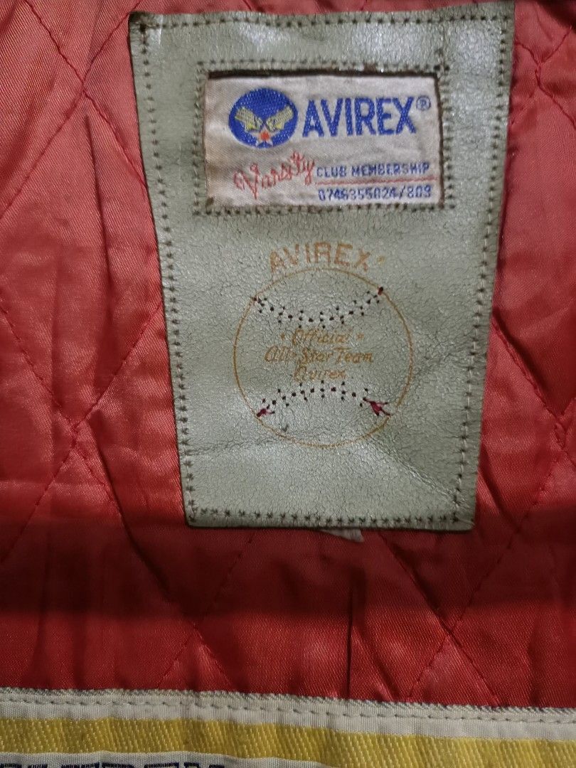 Avirex Vintage avirex usa varsity leather jacket Size US XS / EU 42 / 0 - 10 Thumbnail