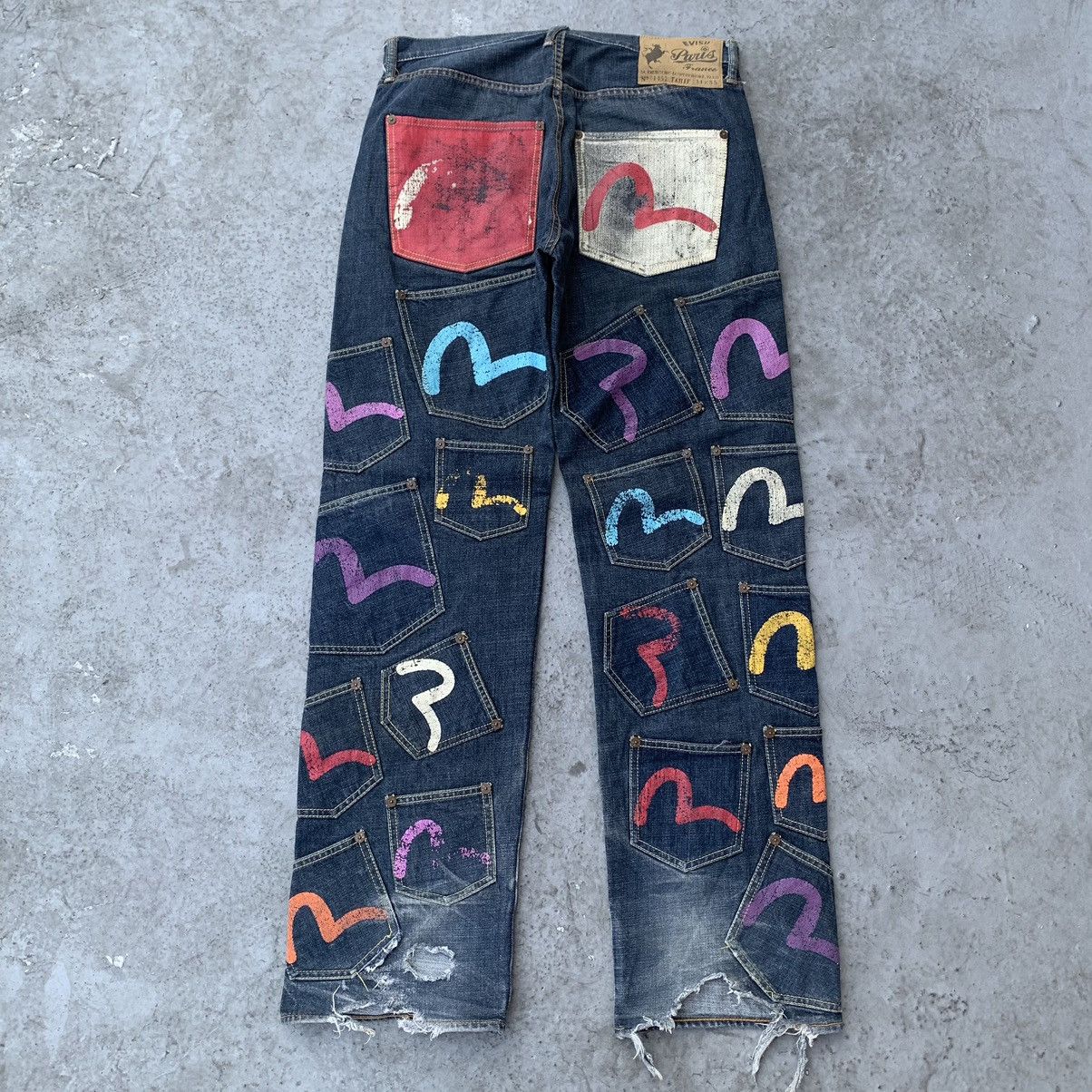 Evisu × Japanese Brand × Vintage Vintage Rare 🔥 Evisu Paris multipocket ...