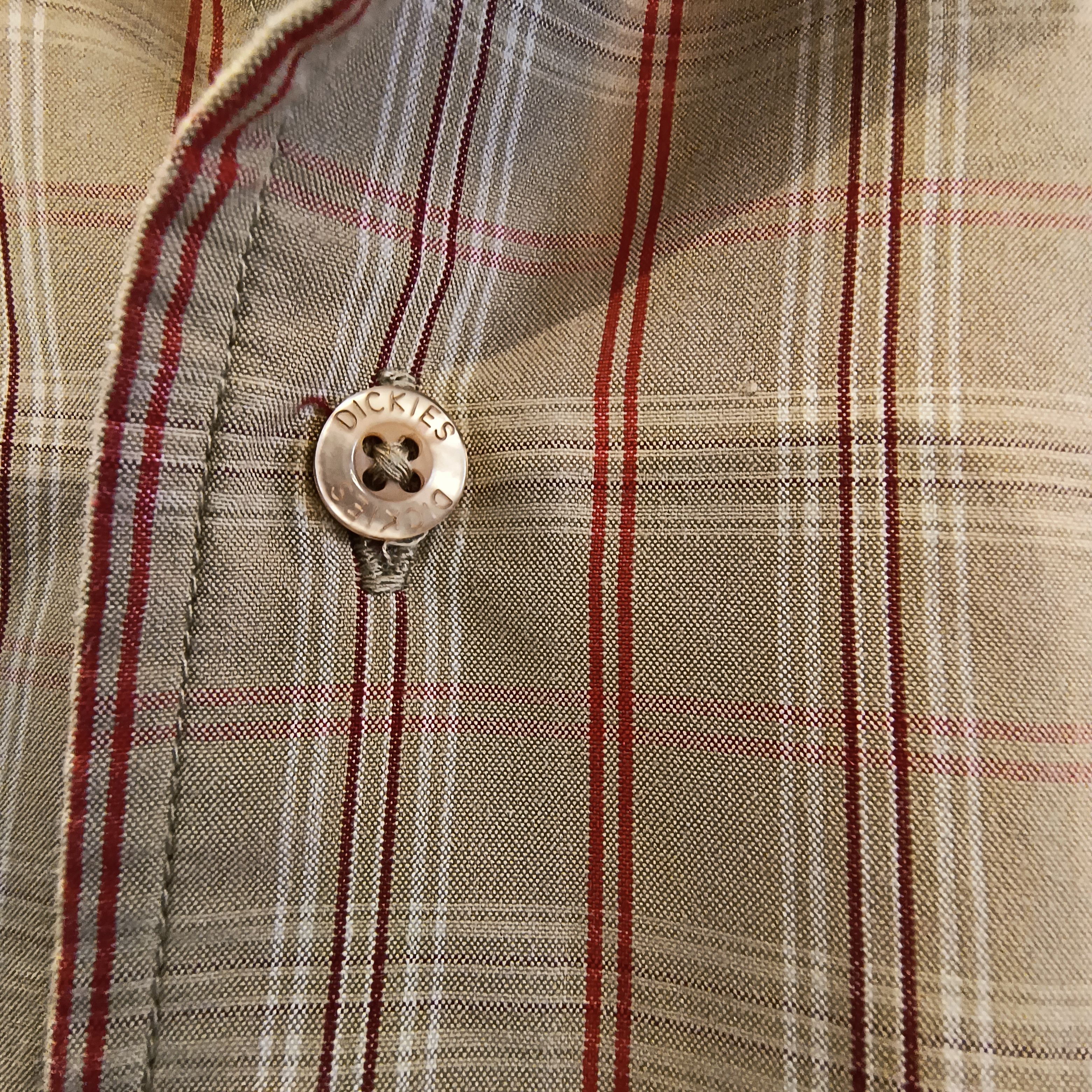 Dickies × Vintage Vintage Dickies Beige Button Up Shirt Size US M / EU 48-50 / 2 - 5 Thumbnail