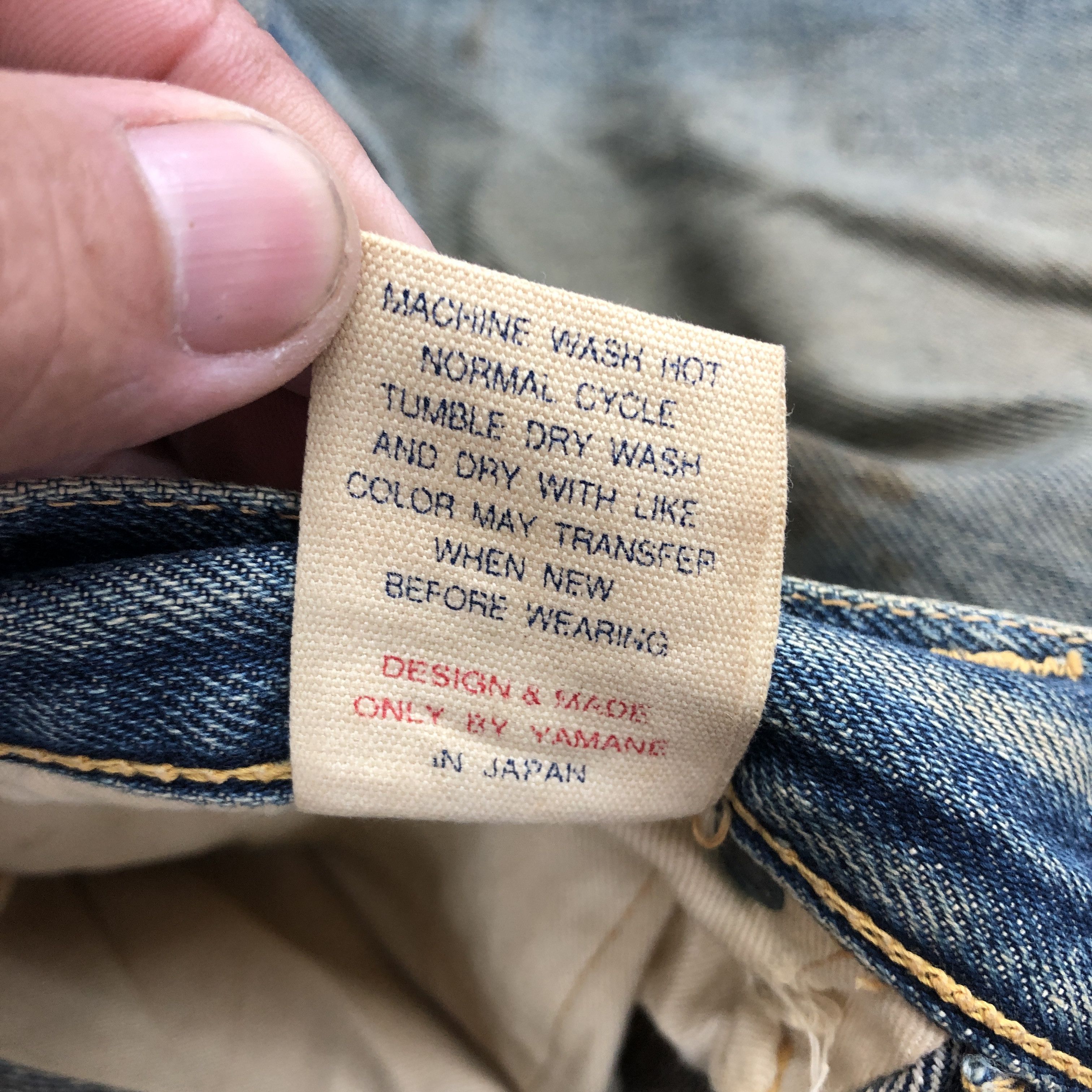 Japanese Brand Vintage 90s Evisu Selvedge Jeans Distressed Mud Wash Denim Size US 30 / EU 46 - 9 Thumbnail