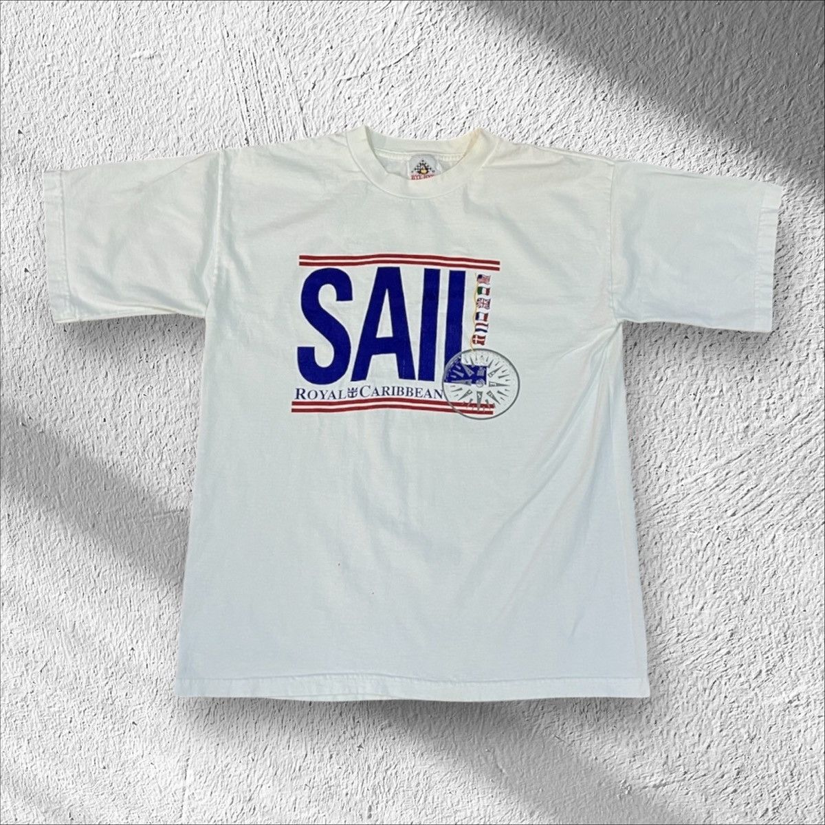 Vintage Vintage 90s Sail Bye Bye Royal Caribbean Shirt L Size US L / EU 52-54 / 3 - 1 Thumbnail
