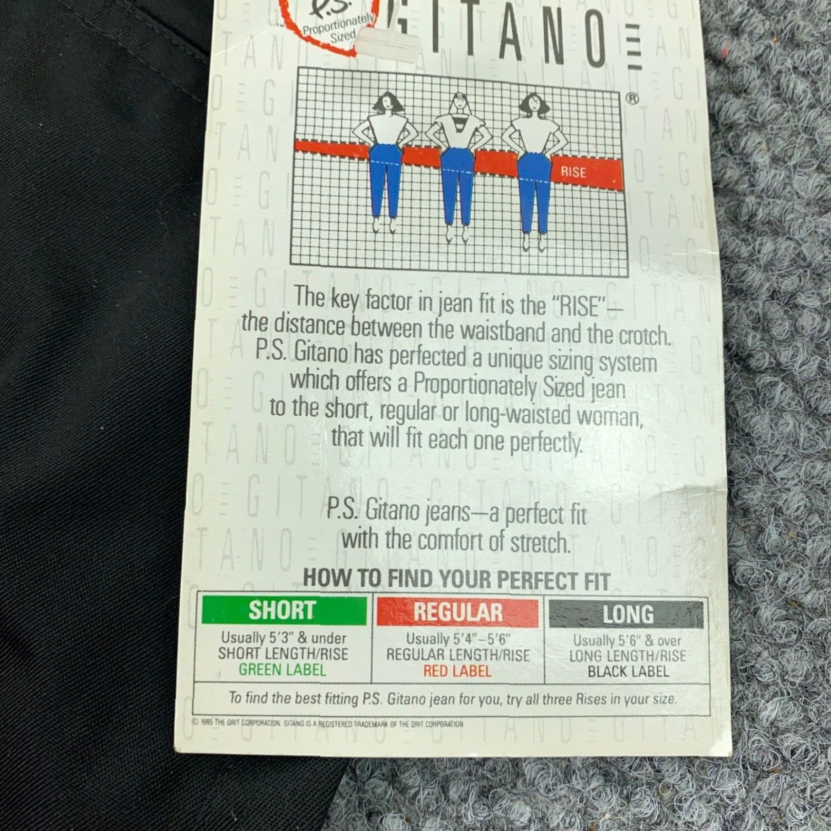 Vintage VINTAGE Gitano Jeans Womens Size 16 Black Tapered High-Rise Mom 80s NWT Size 38" / US 16 / IT 52 - 5 Thumbnail