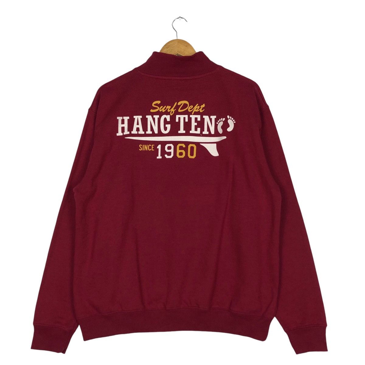 Hang Ten Vintage Hang Ten Pullover Sweatshirt Jumper Rare Size US M / EU 48-50 / 2 - 8 Thumbnail