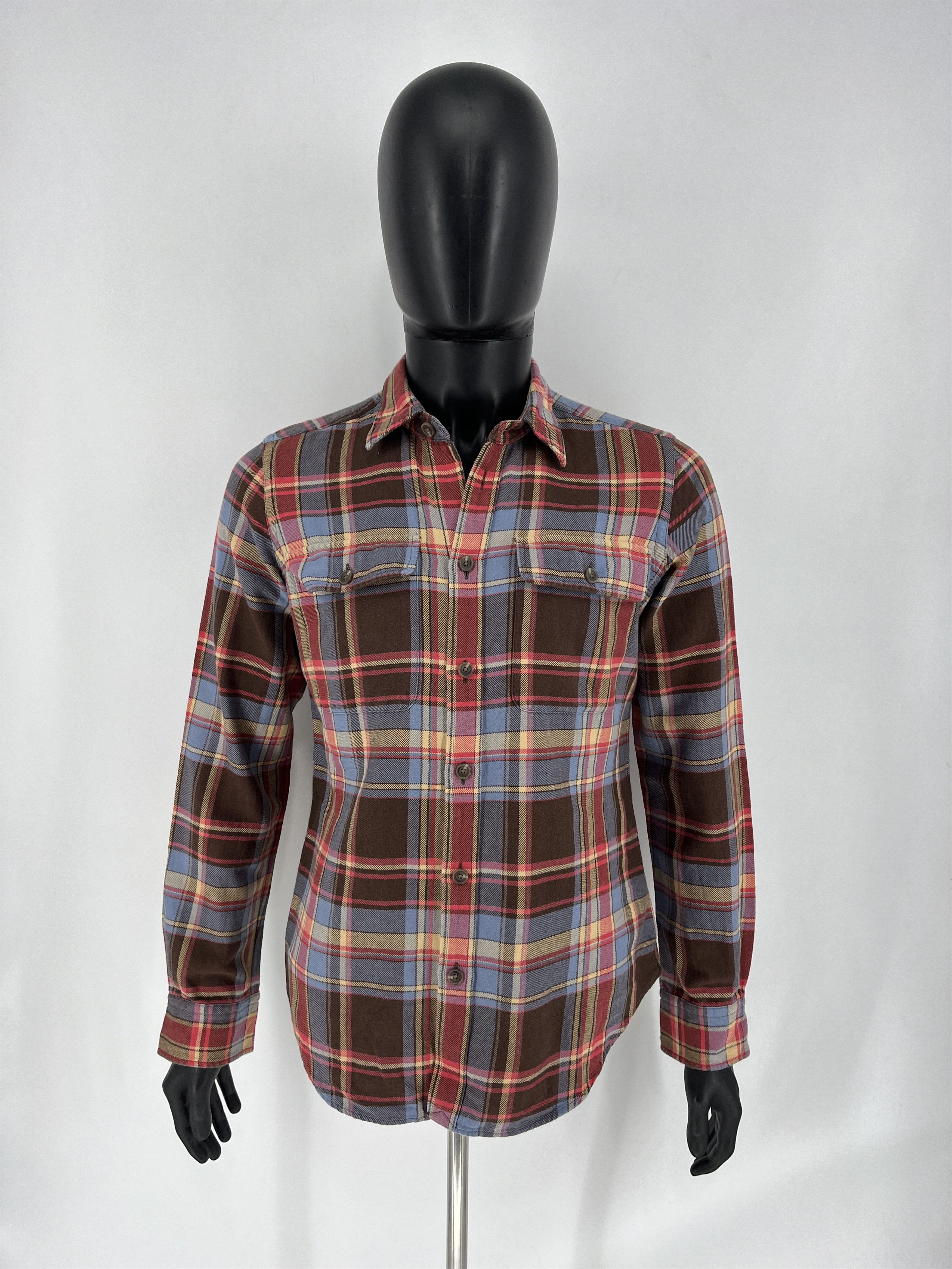 Flannel Vintage Flannel Polo Raplh Lauren Plaid Shirt Travis style Size US S / EU 44-46 / 1 - 2 Thumbnail