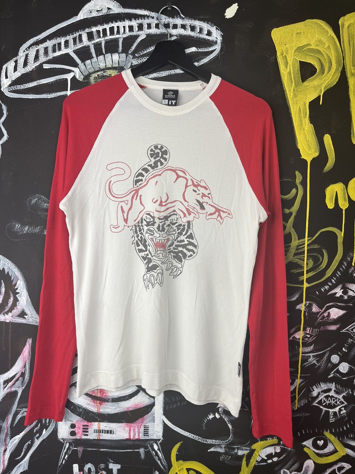 Versace Vintage Versace Jeans Couture Japan Style LongSleeve Size US L / EU 52-54 / 3 - 1 Thumbnail
