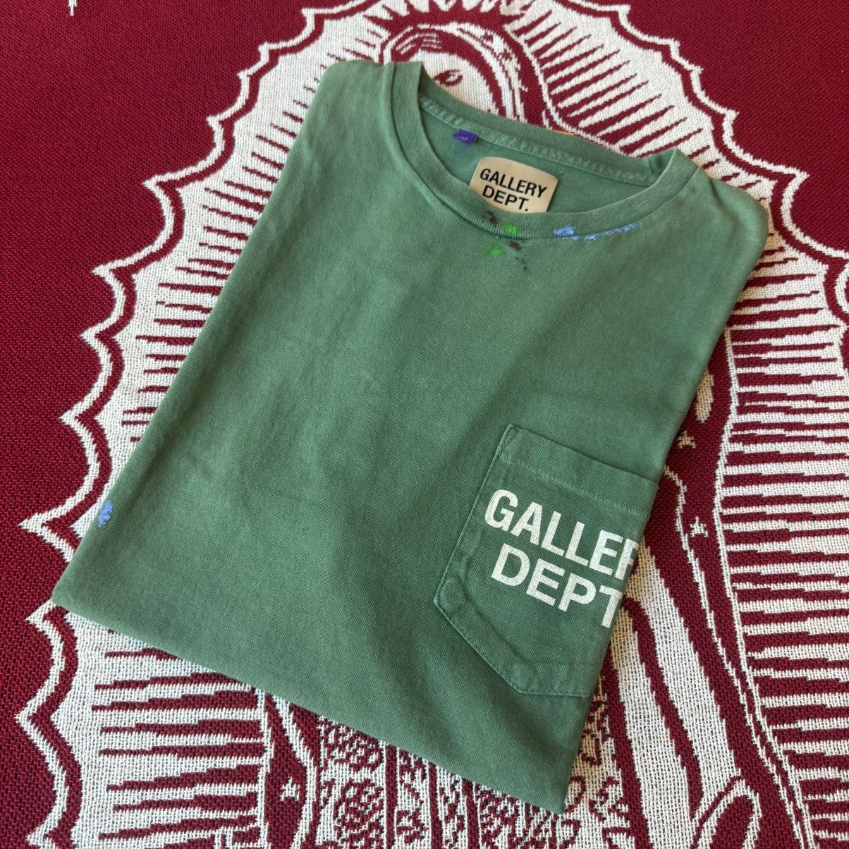 Gallery Dept. Gallery Dept. Vintage Logo Painted Tee Green Size XL Size US XL / EU 56 / 4 - 2 Thumbnail