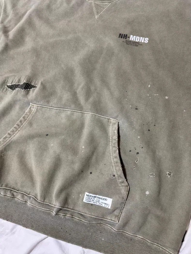 Neighborhood Neighborhood Washed Distressed Crewneck T-Shirt Size US XXL / EU 58 / 5 - 7 Thumbnail