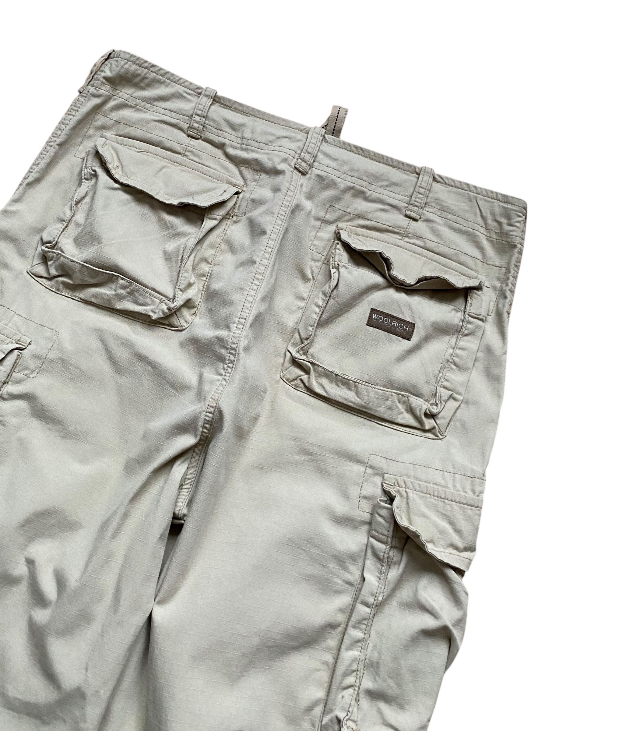 Woolrich Woolen Mills baggy fit ripstop cargo pants Size US 34 / EU 50 - 6 Thumbnail