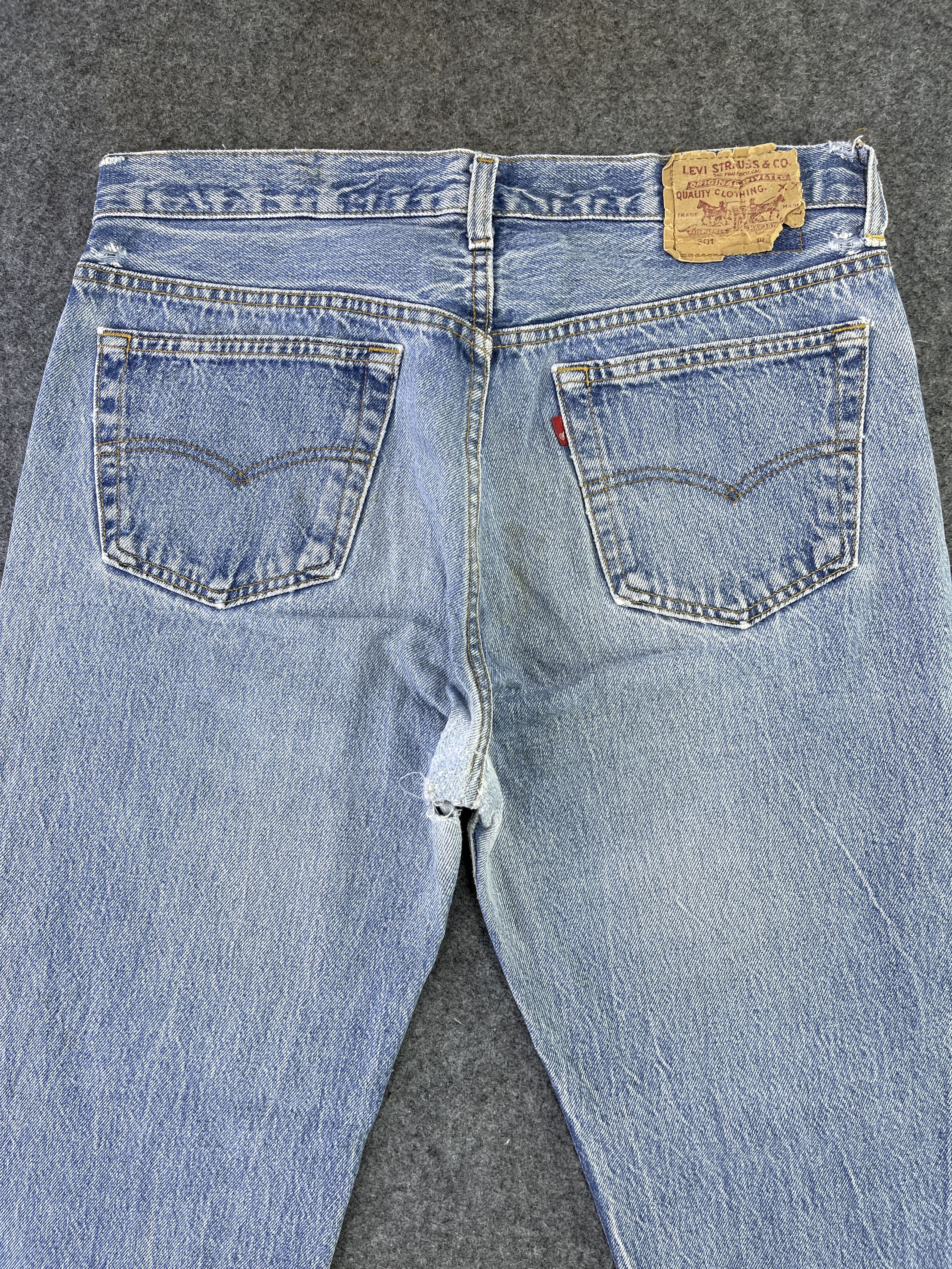 Levi's 90's Vintage Levis 501 Stone Wash Jeans - J918 Size US 33 - 4 Thumbnail