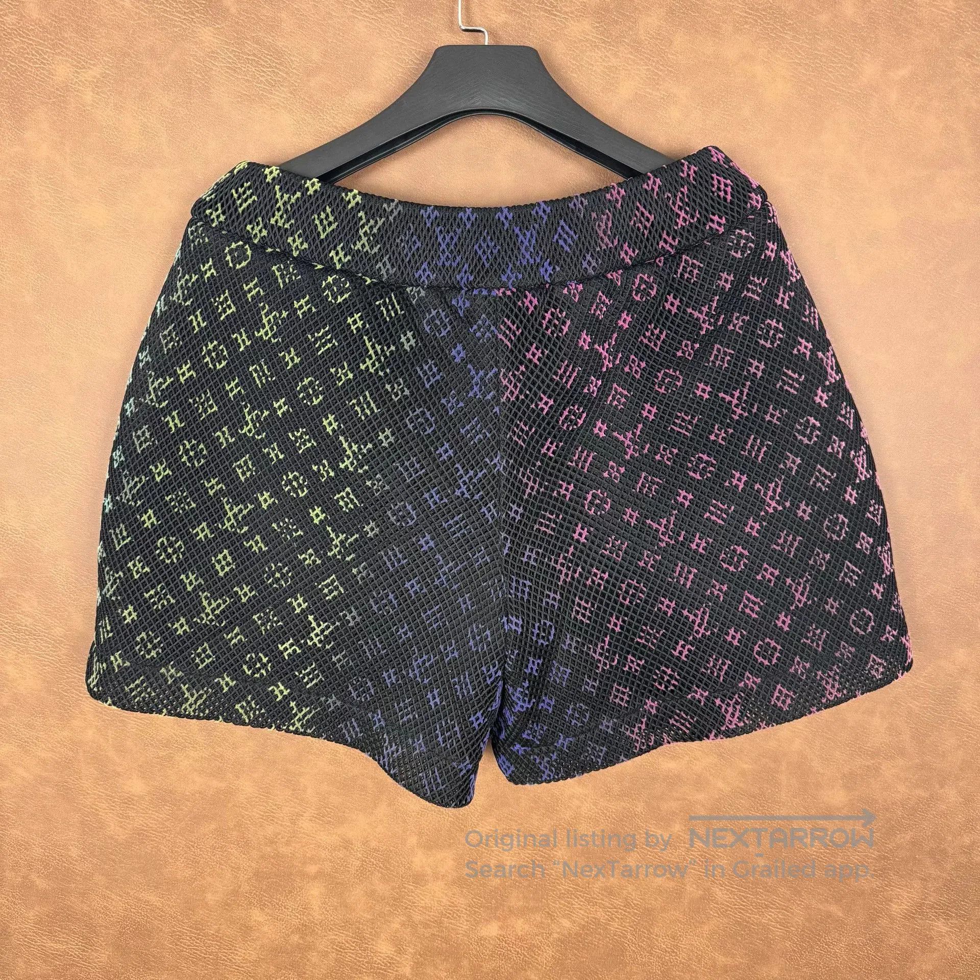 Louis Vuitton Louis Vuitton Rainbow Gradient Logo Shorts. Size US 30 / EU 46 - 2 Thumbnail