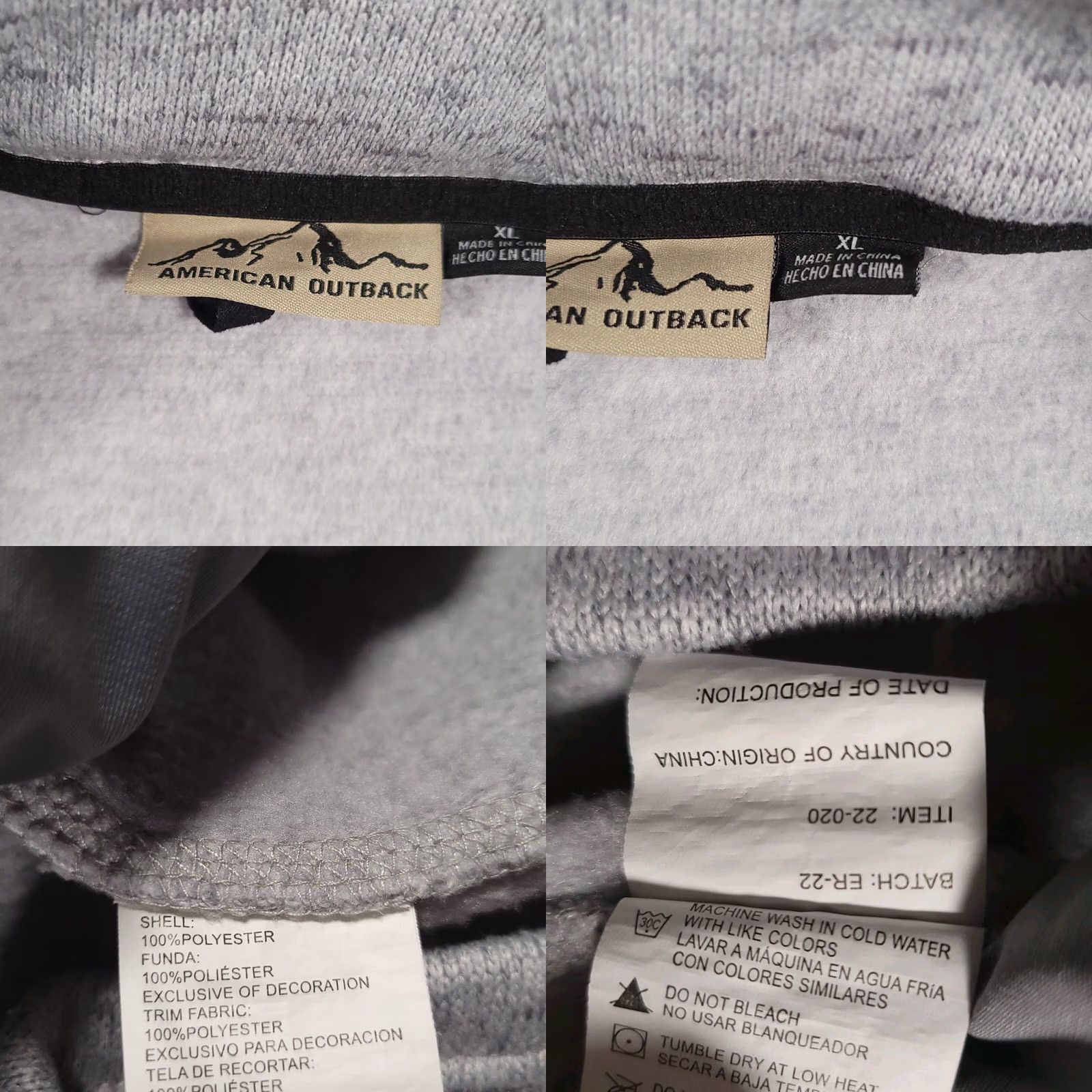 Vintage VINTAGE American Outback Vest Mens XL Gray Full Zip Outdoors Hiking Pockets Mens XL Gray Full Zip Outdoors Hiking Pockets Size US XL / EU 56 / 4 - 9 Thumbnail