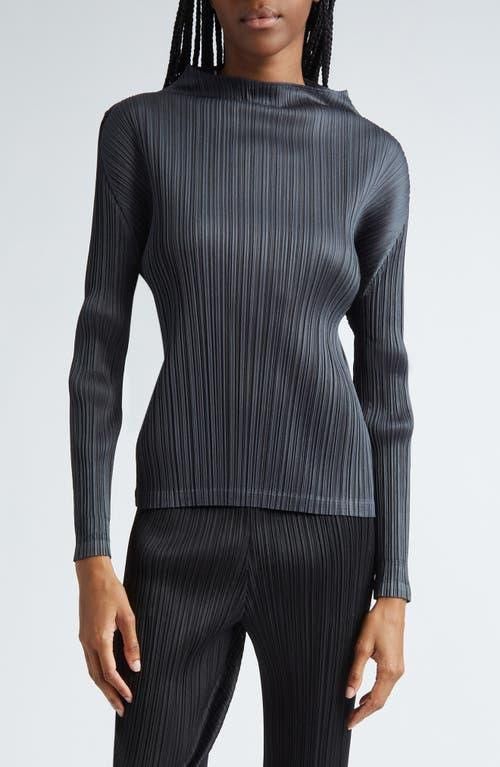 Pleats Please Issey Miyake Vintage Issey Miyake Pleats Please Mock Neck Tops Size M / US 6-8 / IT 42-44 - 1 Thumbnail
