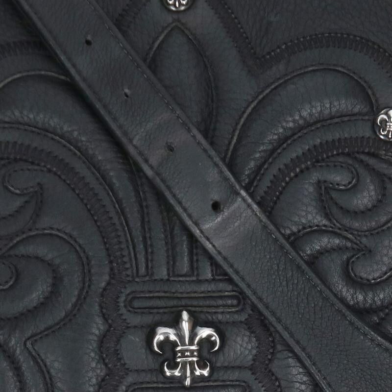 Chrome Hearts Chrome Hearts Leather Fleur Shoulder Bag Size ONE SIZE - 6 Thumbnail