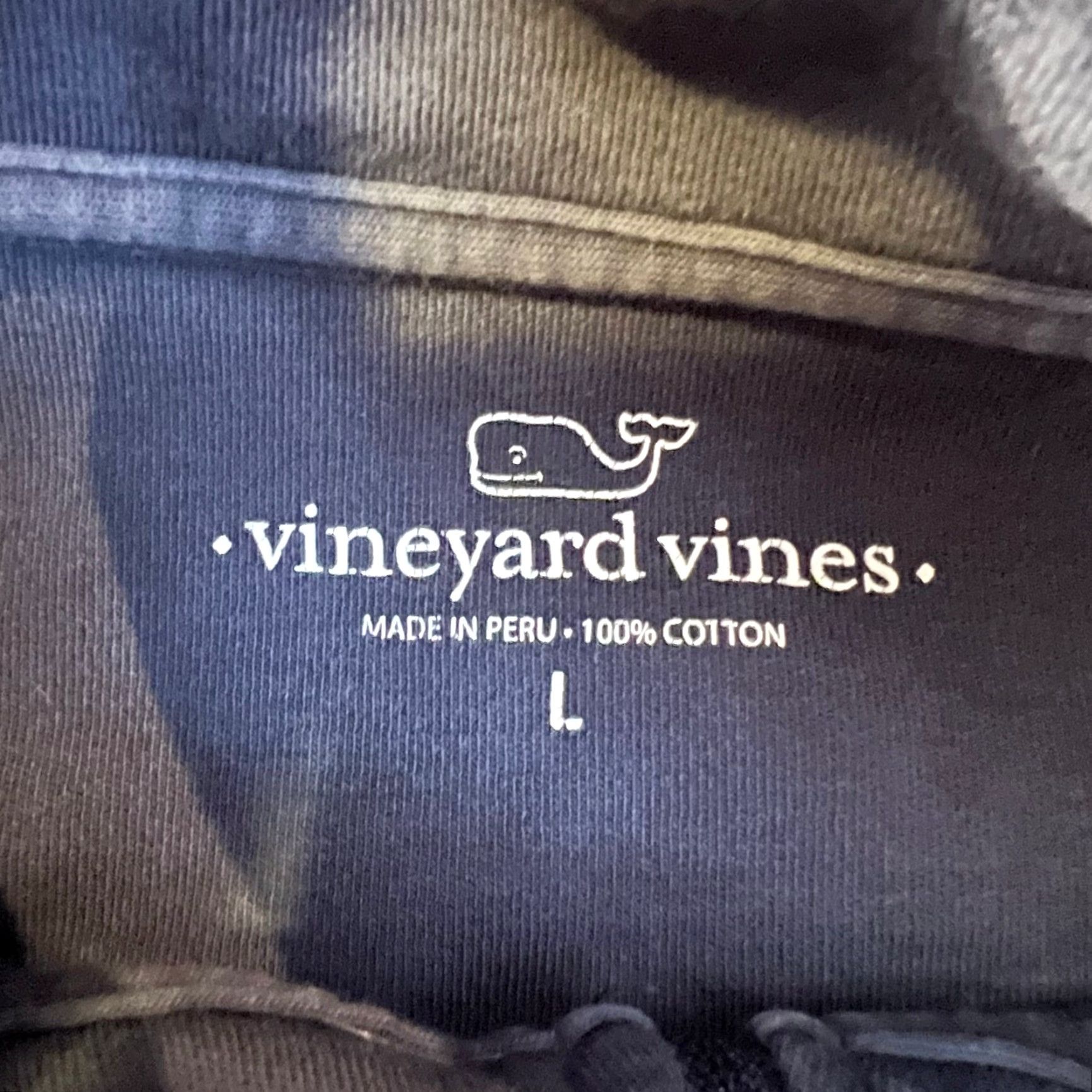 Vineyard Vines Vineyard Vines Shirt Mens Large Quarter Zip Blue Sweatshirt Long Sleeve Whale Mens L Pullover Sweatshirt Size US L / EU 52-54 / 3 - 6 Thumbnail