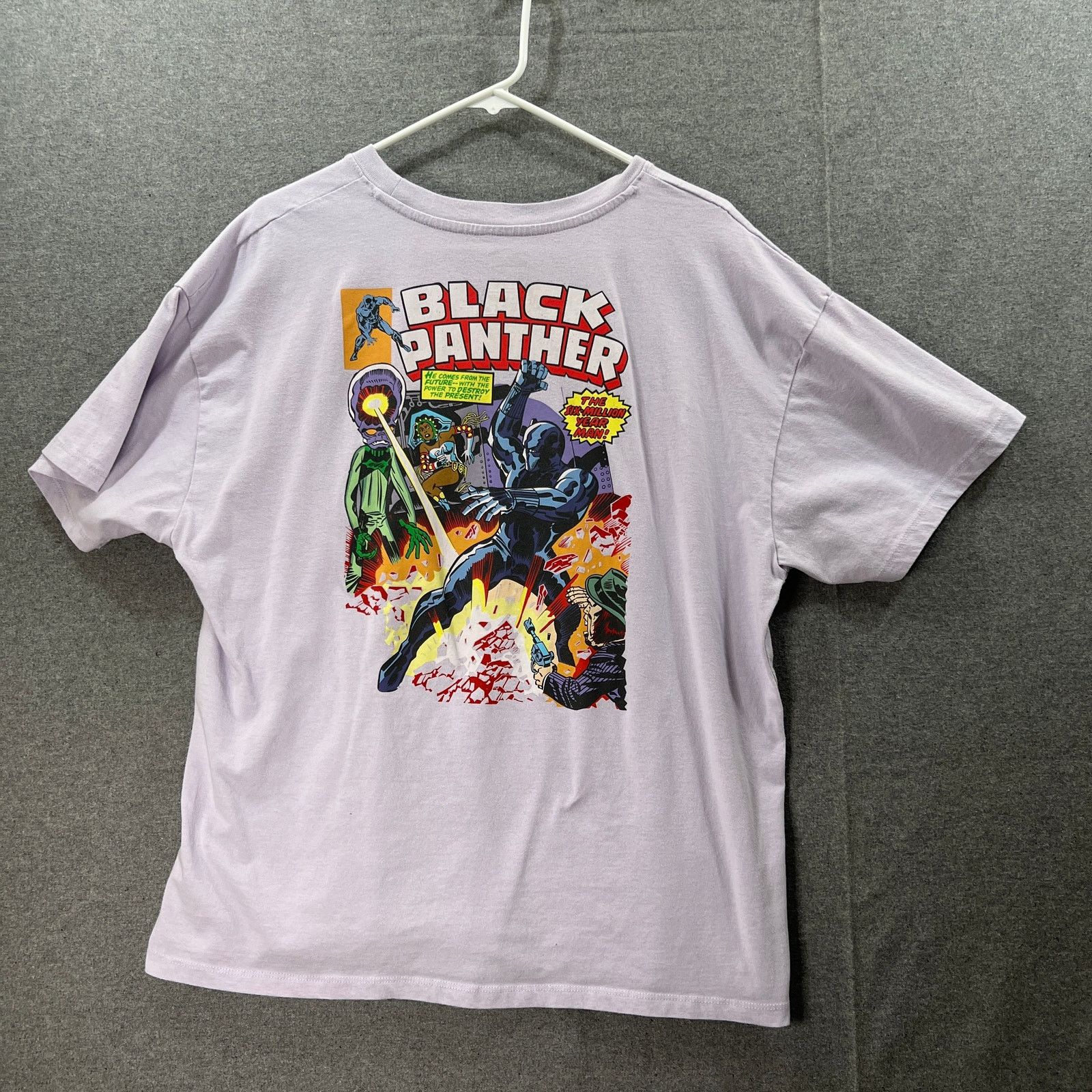 Marvel Comics Marvel Black Panther Purple Shirt Adult Size XL Size US XL / EU 56 / 4 - 1 Thumbnail