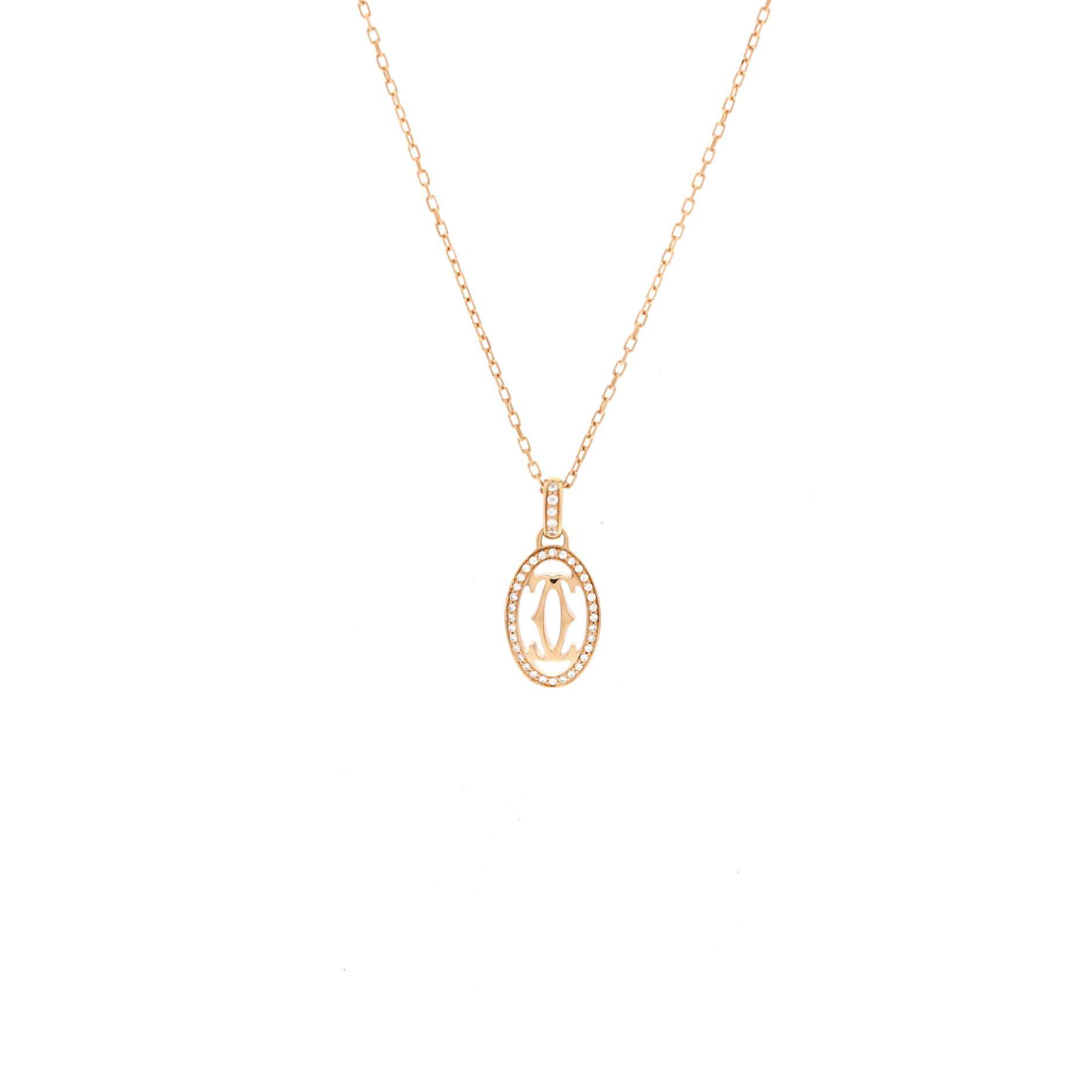 Cartier Double C de Pendant Necklace Size ONE SIZE - 1 Thumbnail