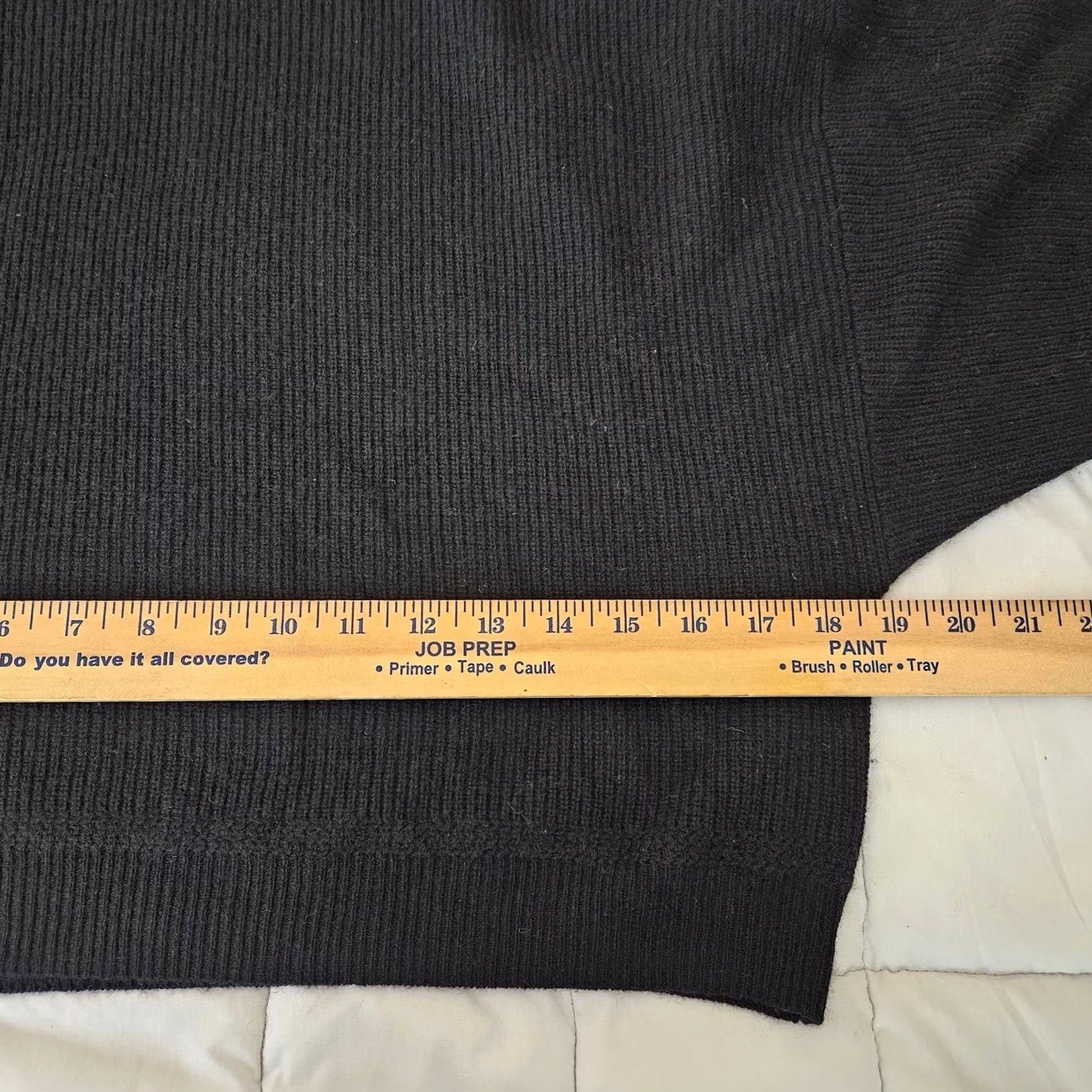 Vintage CRUSH Women's Black Turtleneck Pullover Cashmere Sweater Size 1 Regular Fit Knit All Seasons Casual Mens? Womens? Size XS / US 0-2 / IT 36-38 - 6 Thumbnail