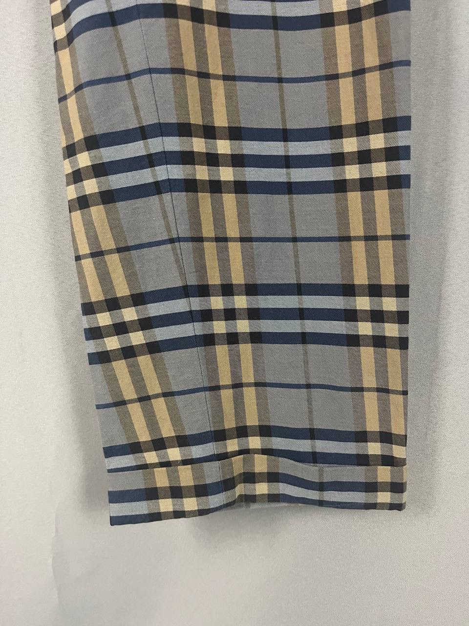 Burberry Burberry Nova Check Pants Blue Classic Size US 34 / EU 50 - 6 Thumbnail