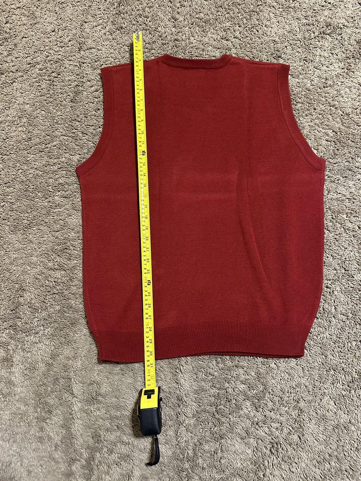 NCAA × Vintage Vintage NCAA Arkansas Razorback vest sweater 90s size large Size US L / EU 52-54 / 3 - 7 Thumbnail