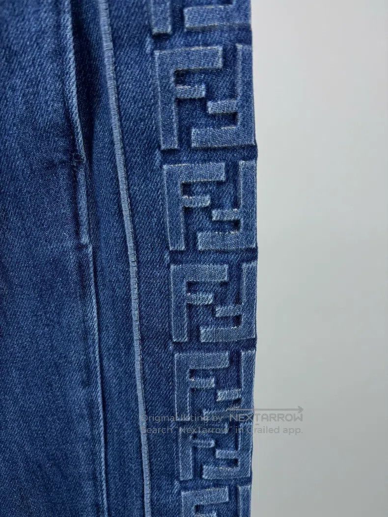 Fendi Fendi size S Double F Embossed Logo Denim Pants Size US 28 / EU 44 - 6 Thumbnail