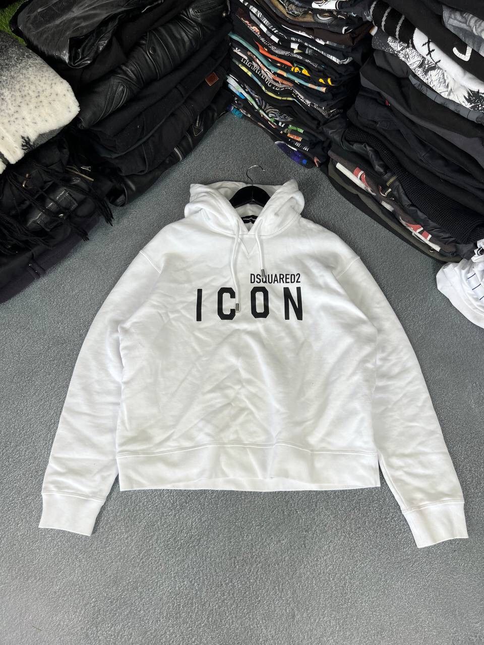 Dsquared2 Dsquared 2 Icon Big Logo Glamour Modern Hoodie Size US L / EU 52-54 / 3 - 1 Thumbnail