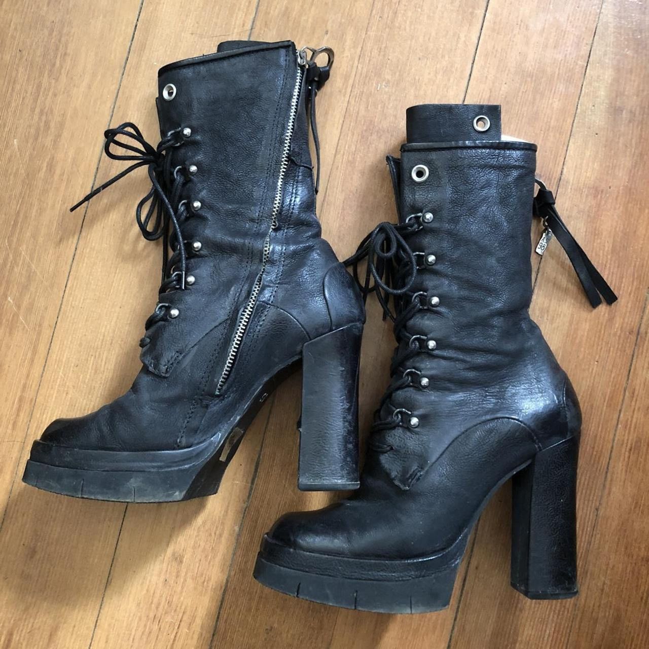 A.S.98 AS98 black leather boots (size 6) Size US 6 / IT 36 - 3 Thumbnail