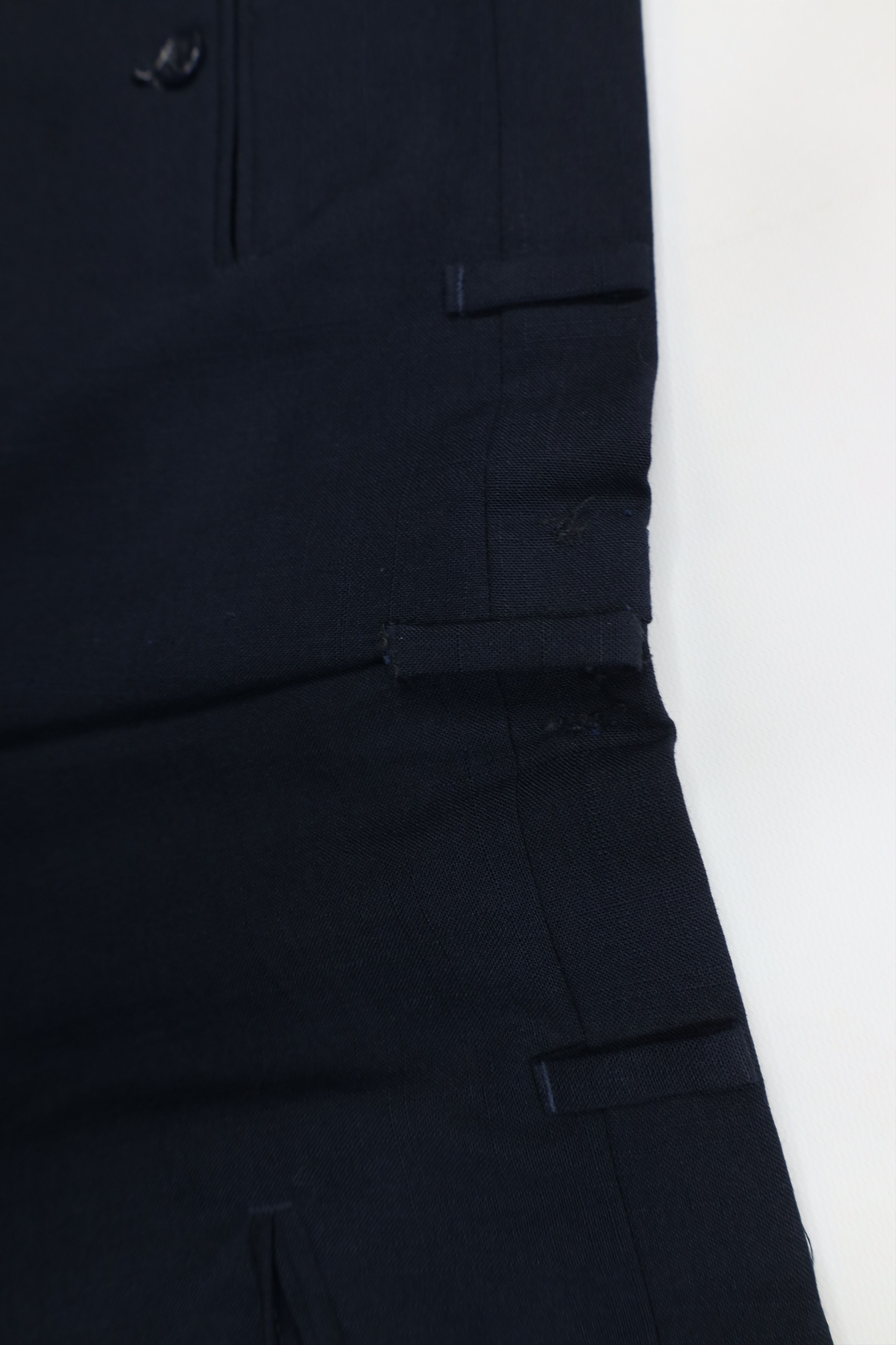 Christian Dior Monsieur Vintage 70s Christian Dior Wide Leg Chino Pants Navy Blue Size US 38 / EU 54 - 12 Thumbnail
