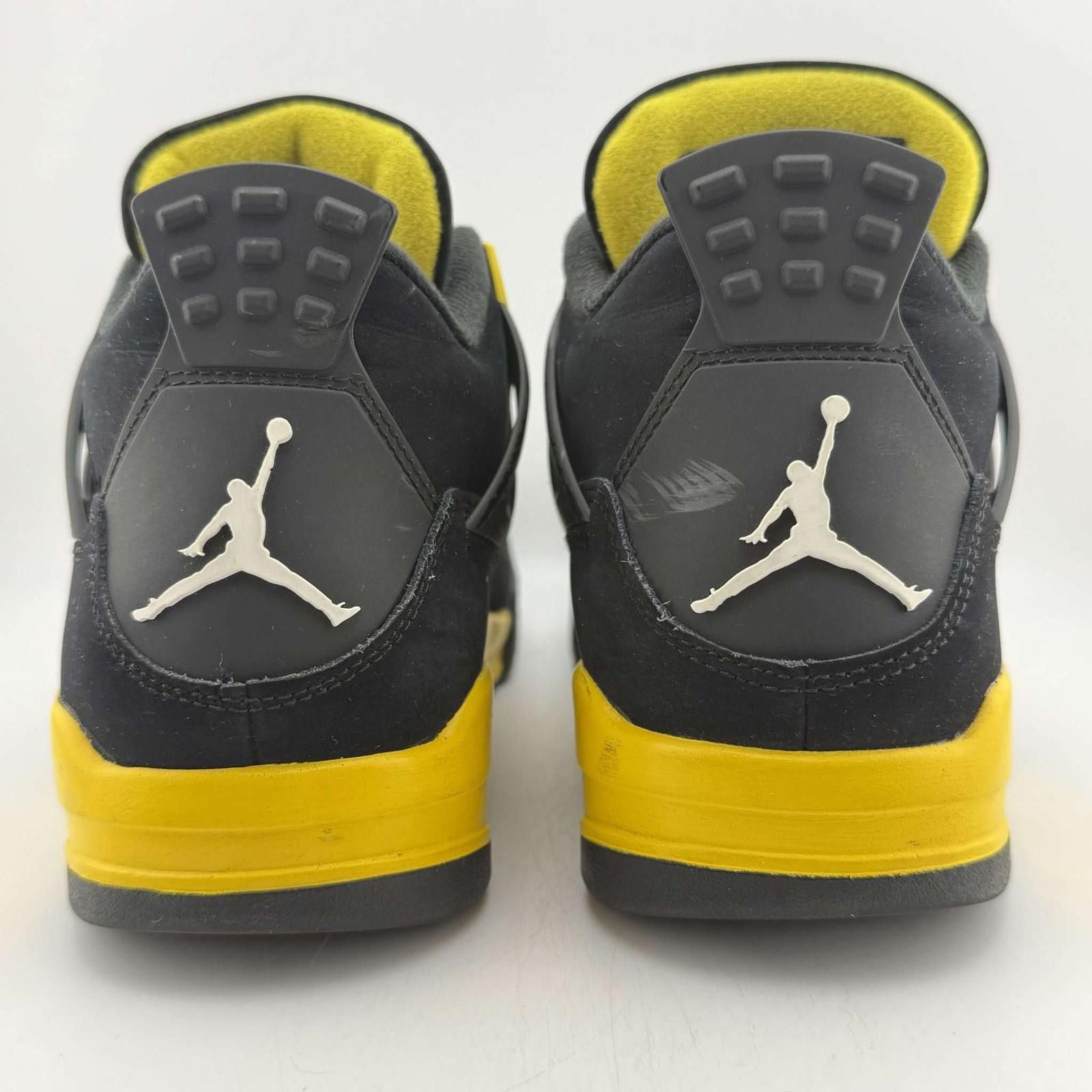 Jordan Brand Air Jordan 4 Retro Black/Yellow US 9 Used with Box Size US 9 / EU 42 - 5 Thumbnail