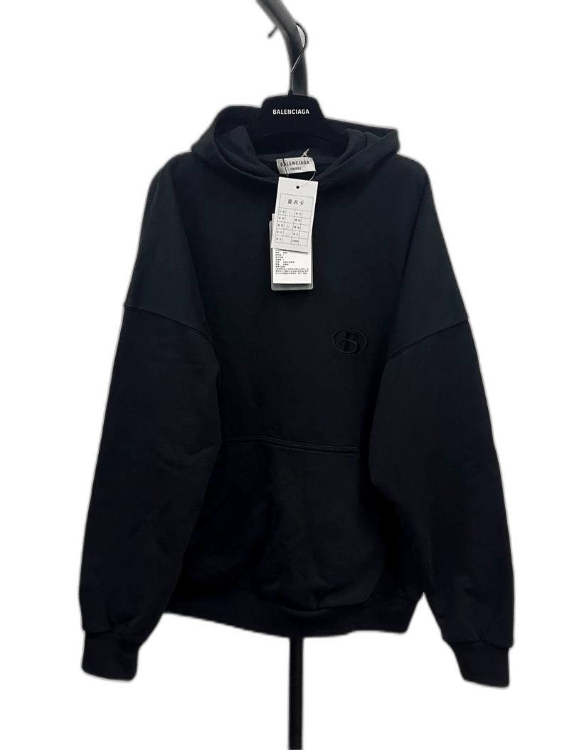 Balenciaga Balenciaga Logo Print Loose Hooded Sweatshirt-2505 Size US L / EU 52-54 / 3 - 1 Thumbnail