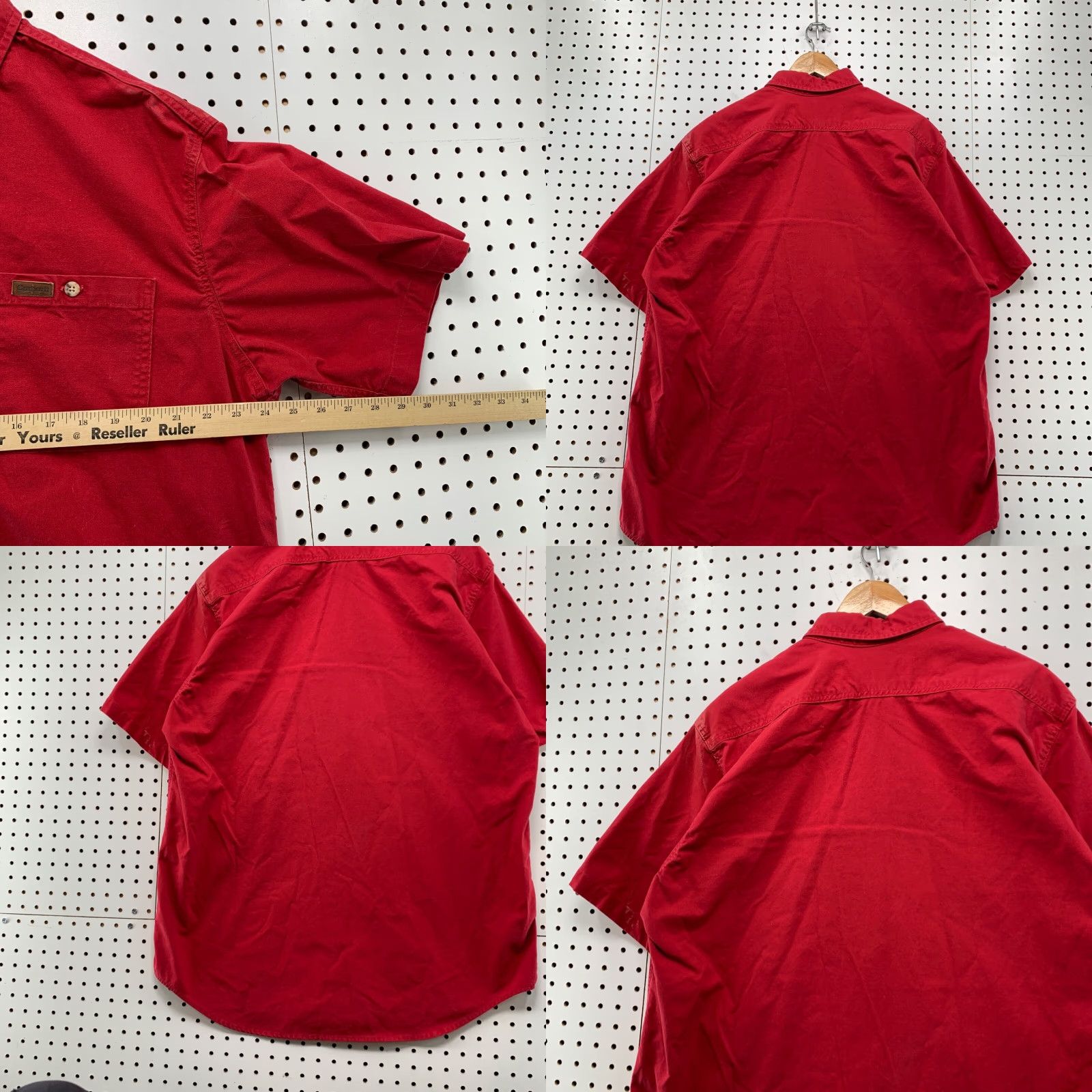 Carhartt VINTAGE Carhartt Button-Up Shirt Mens L Red Canvas Workwear Made USA Size US L / EU 52-54 / 3 - 10 Thumbnail