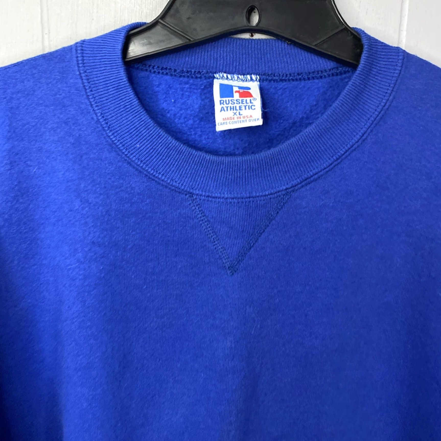 Russell Athletic VINTAGE Russell Athletic Sweatshirt Mens XL Crewneck Pullover Made in USA 90s 25x28 Blue Size US XL / EU 56 / 4 - 3 Thumbnail