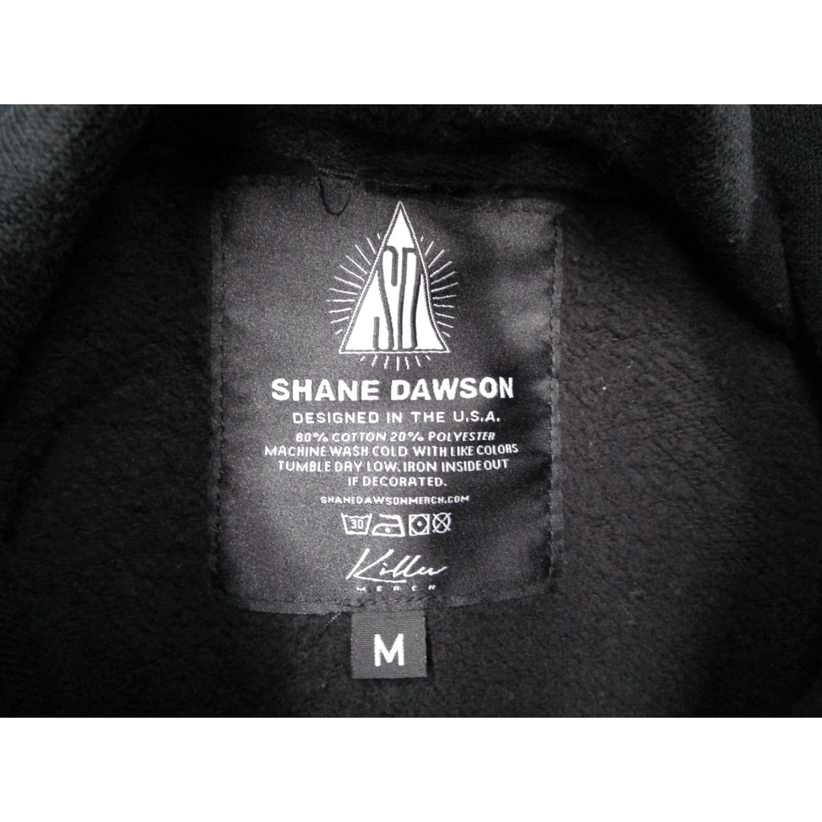 Vintage VINTAGE Shane Dawson Hoodie Mens Medium Black Pullover Fleece Sweatshirt Embroidered Pig Logo All Seasons Size US M / EU 48-50 / 2 - 3 Thumbnail